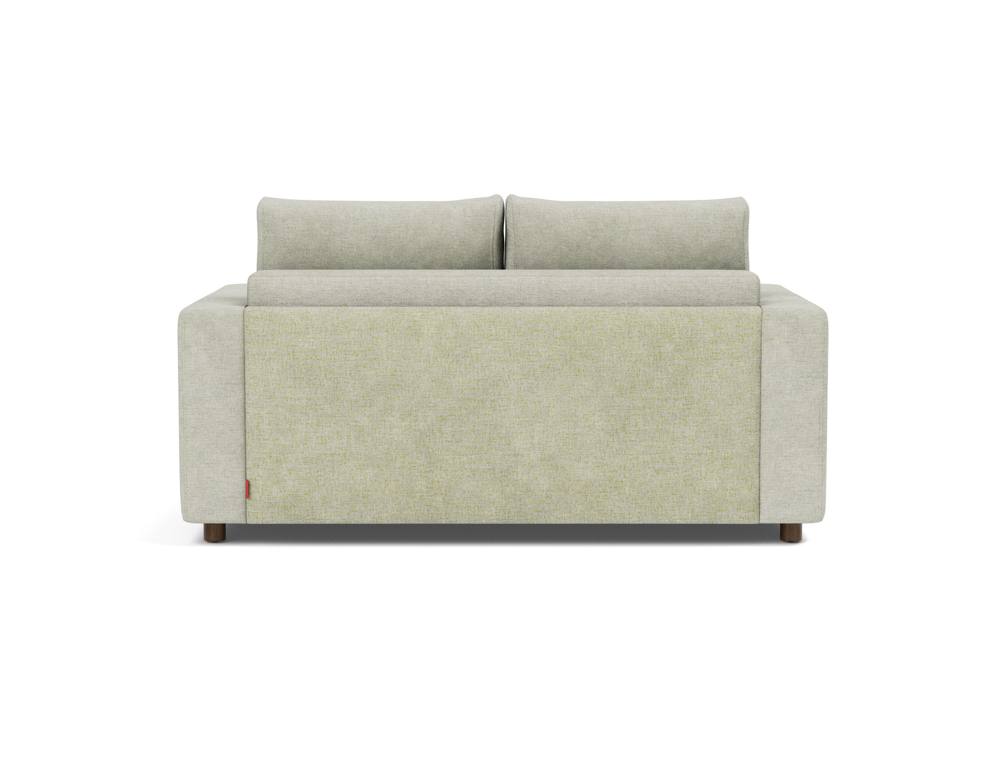 Schlafsofa Neah mit Standard-Armlehnen 140 Flachgewebe Avella 280-Sand