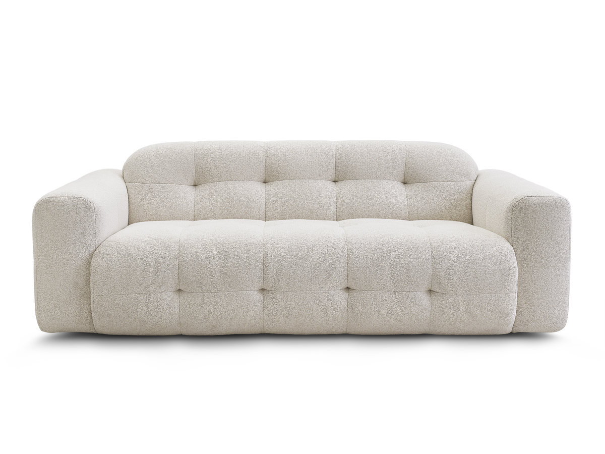 Bobochic Laura Sofa 3-Sitzer Melange-Stoff Beige