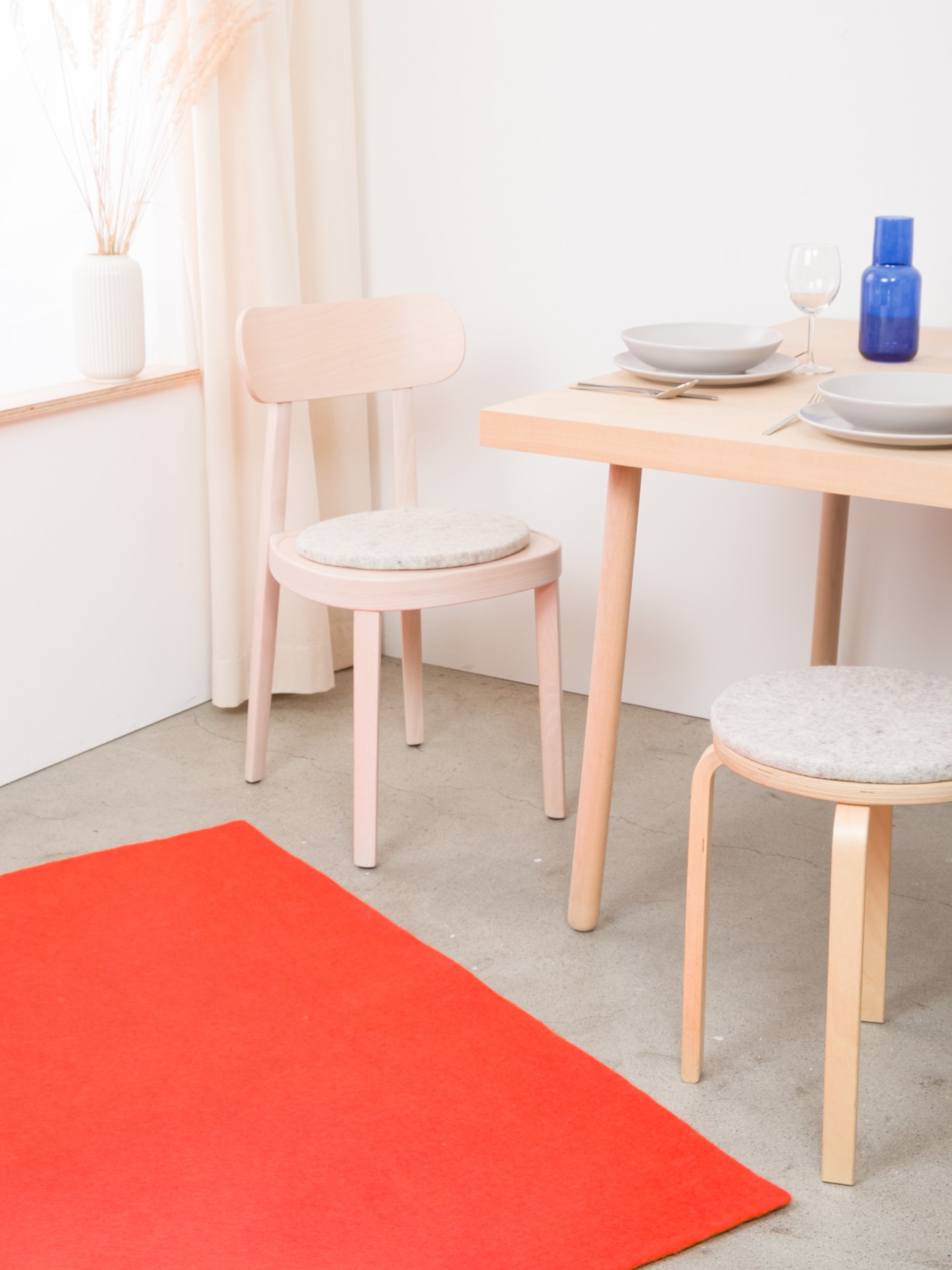 myfelt Bela - Flache Sitzauflage rund