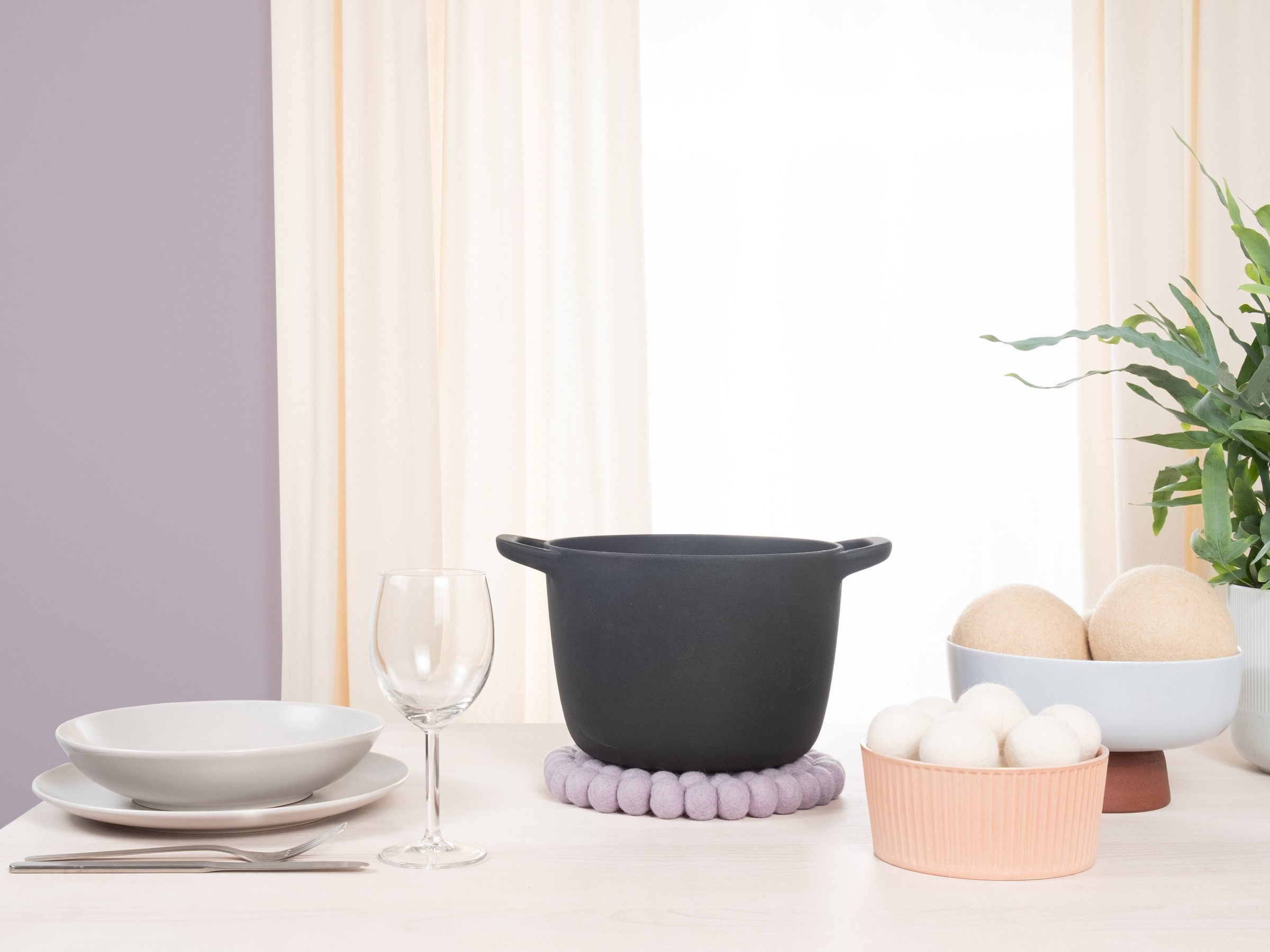 myfelt Marla Topfuntersetzer Hellviolett Ø 20 cm