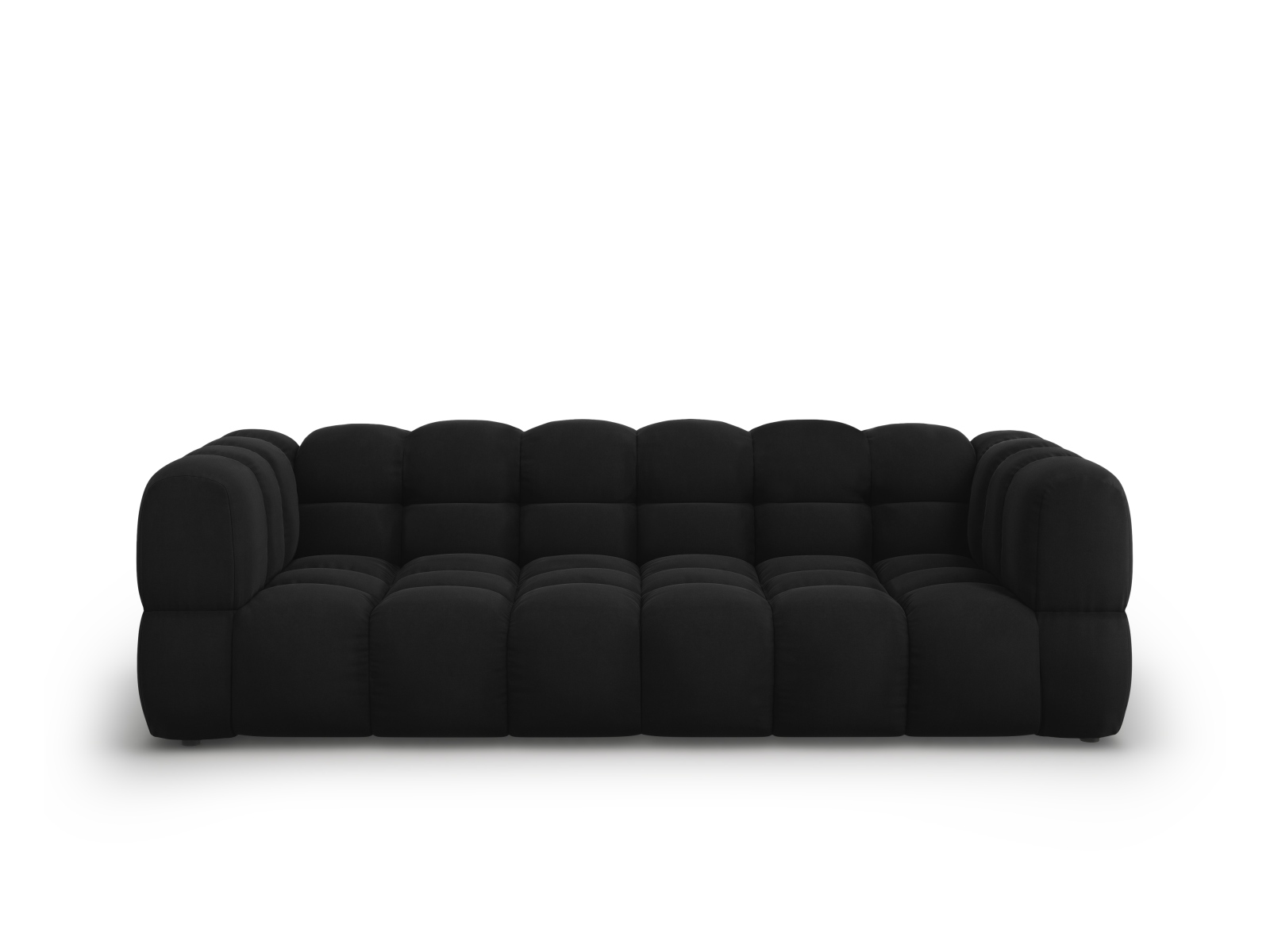 Cosmopolitan Design Sofa Sky 4-Sitzer Samt Casino Schwarz