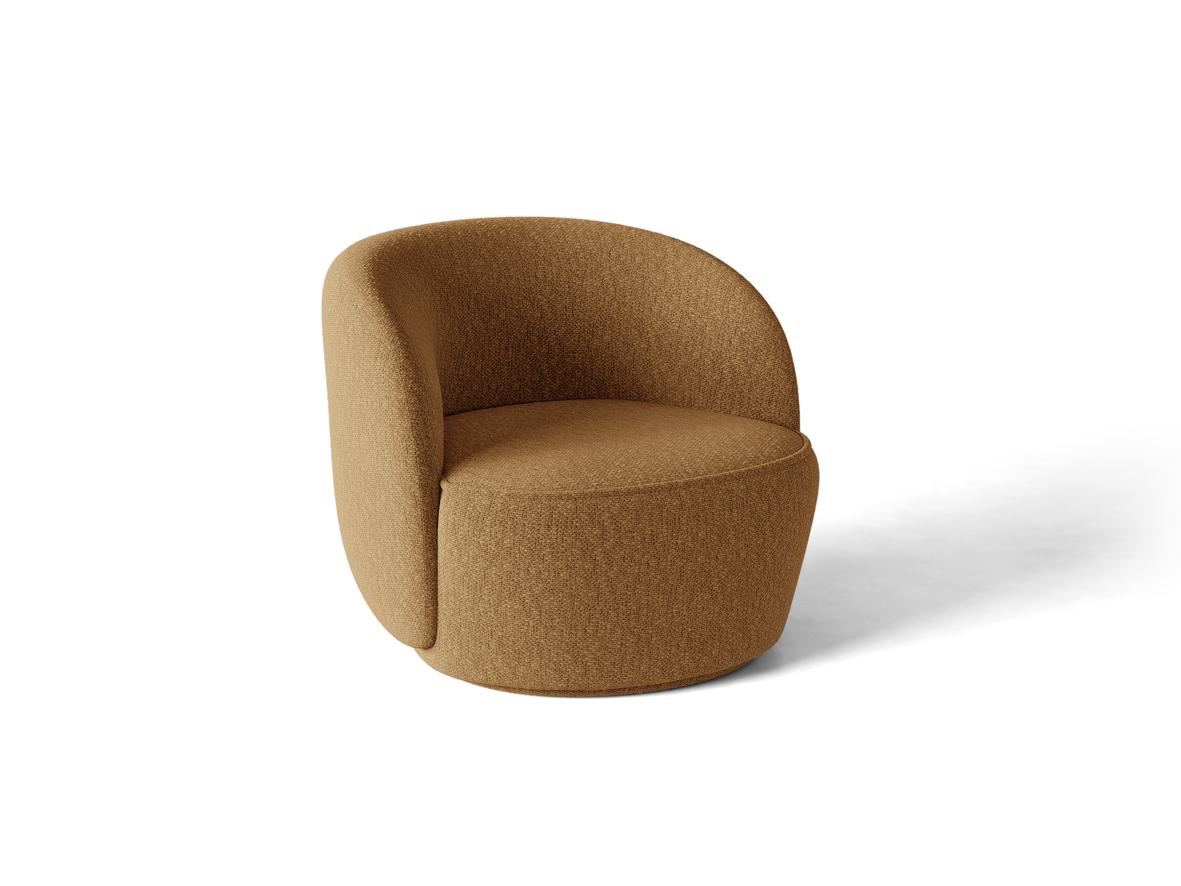 Micadoni Jonas Drehbarer Sessel Chenille Cover Me Bernstein