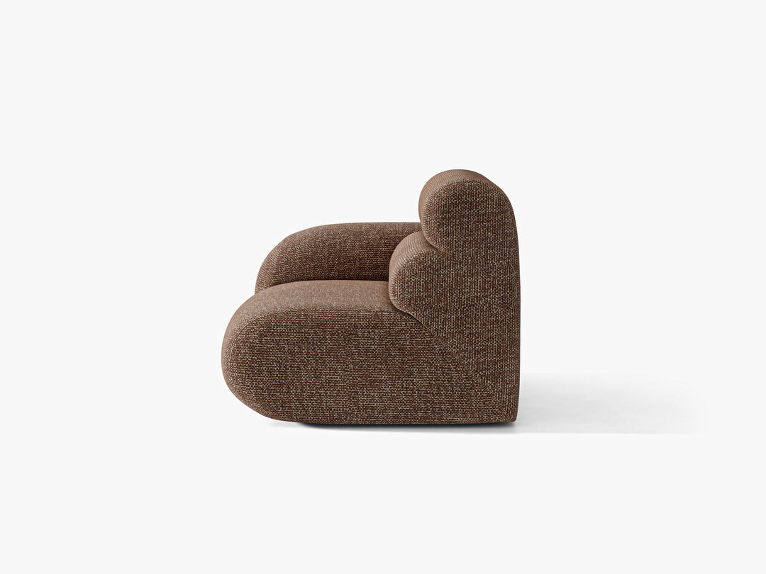 Micadoni Neo Sofamodul Links Chenille SILENCIO Braun