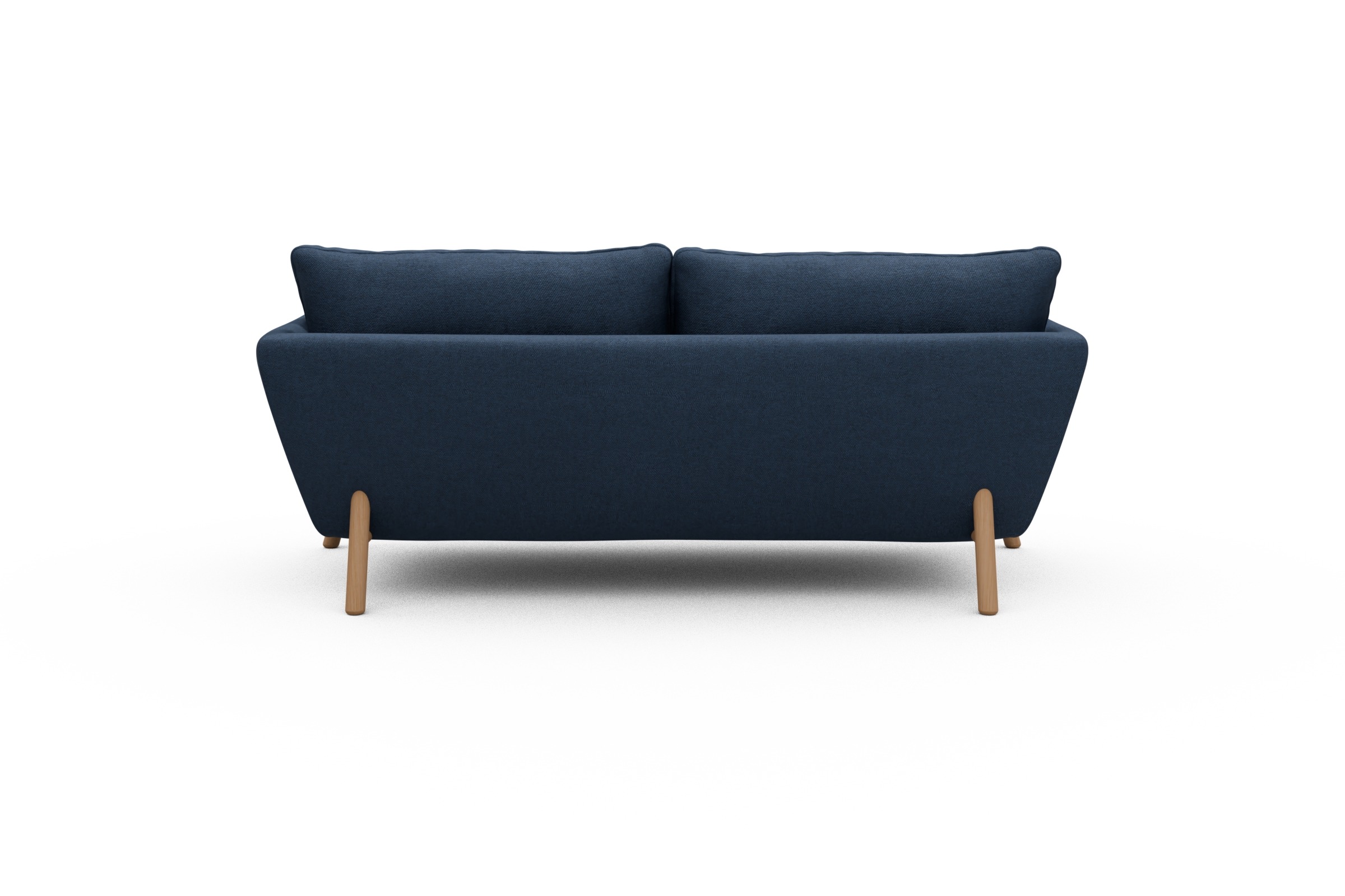 Sofa Emil 2-Sitzer Beinfarbe Eiche Natur Weda-Blue