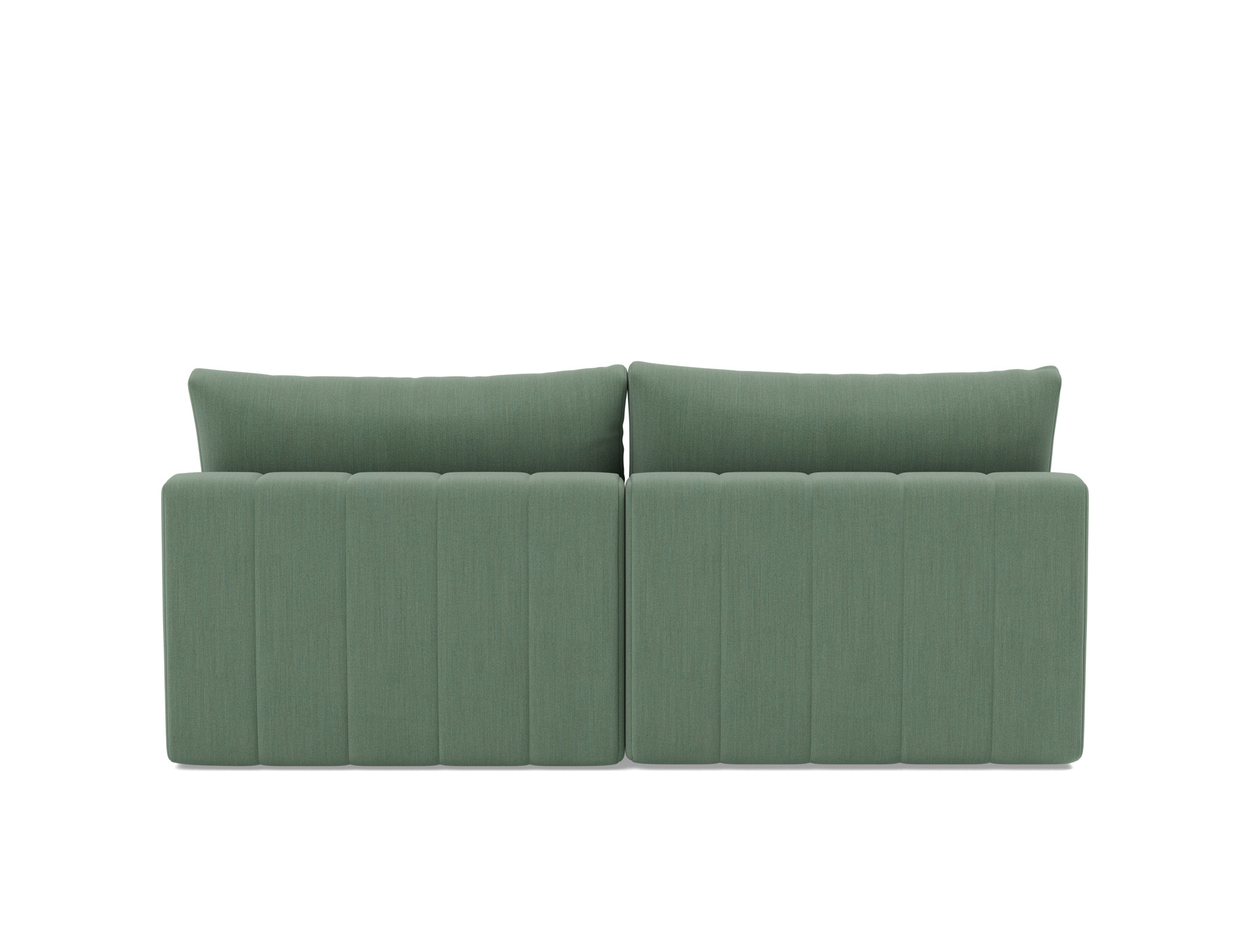 Schlafsofa Akello mit Chaiselongue Flachgewebe Elegance 518-Green