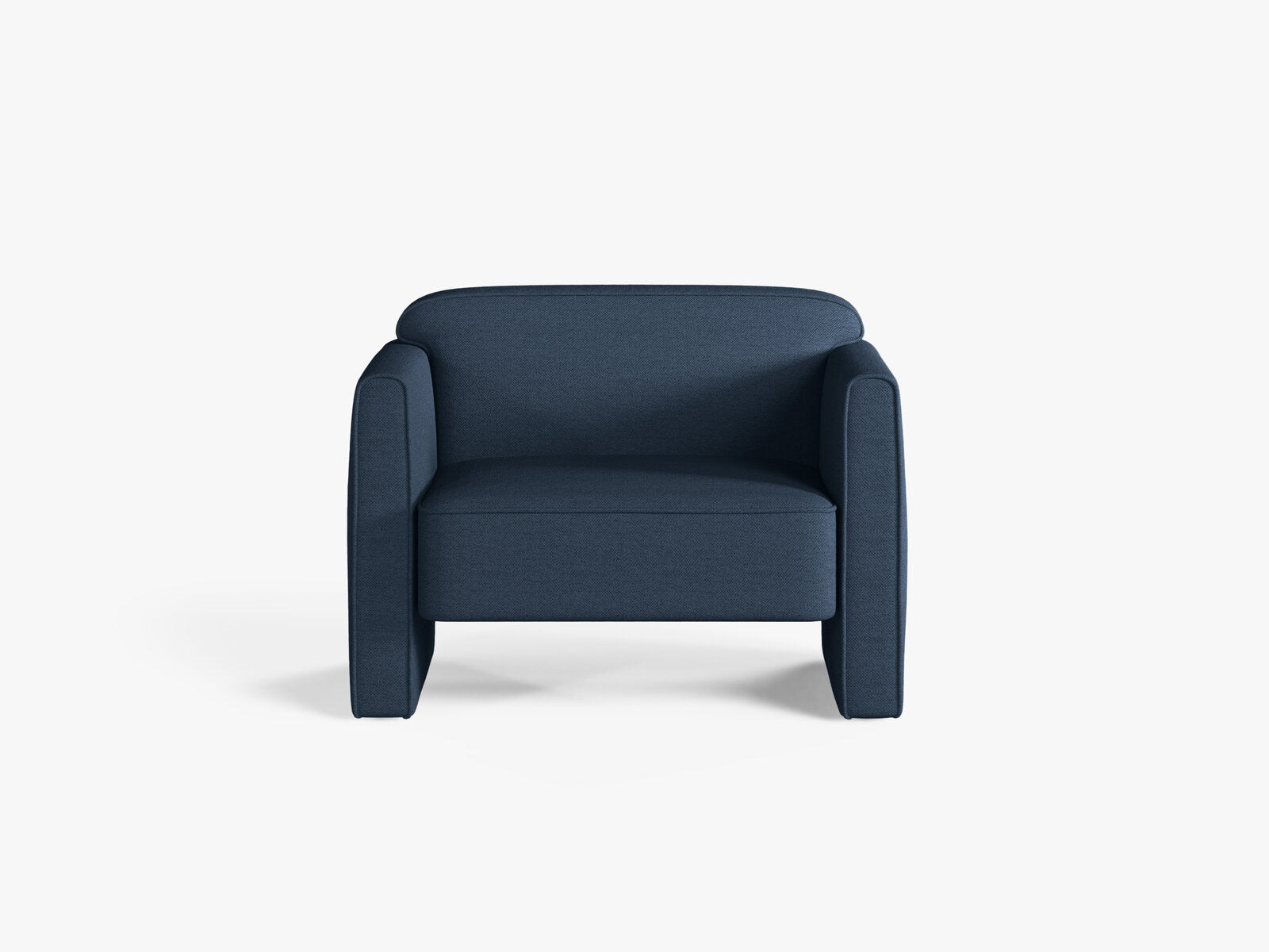 Micadoni Sessel Abby Strukturierter Stoff Heritage Blau