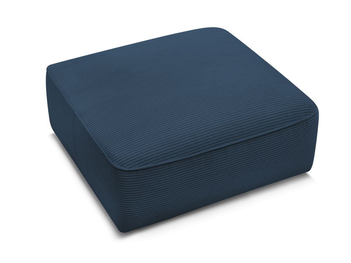 Bobochic Leopold Pouf Cordsamt Dunkelblau