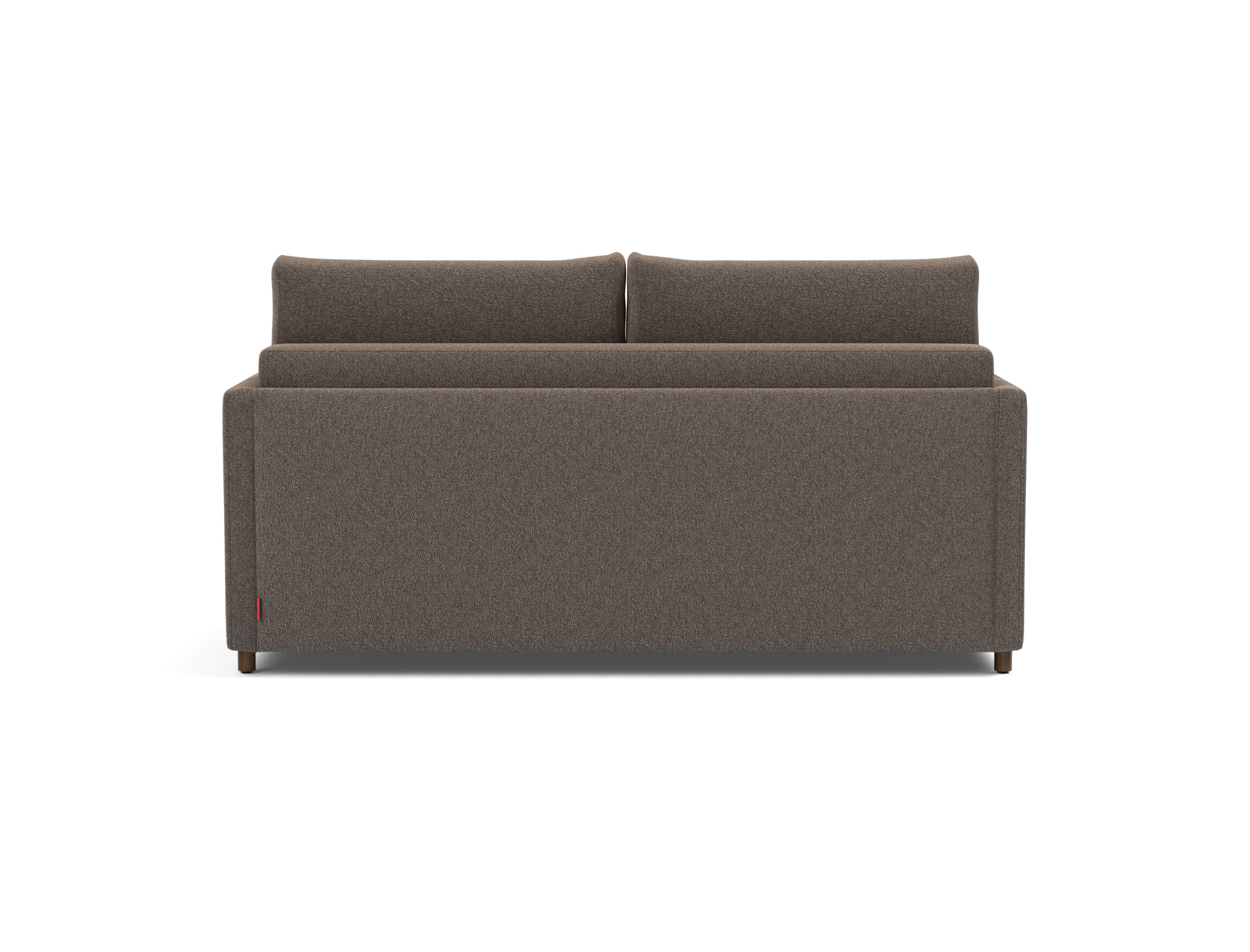 Schlafsofa Neah mit Slim-Armlehnen 160 Boucle Skandi 530-Taupe