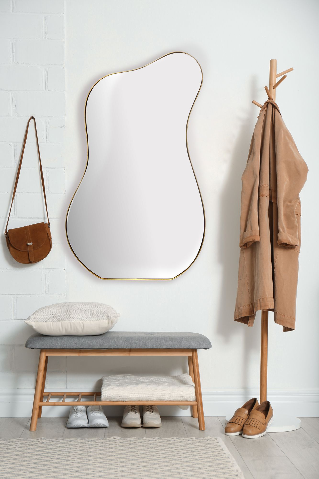 Wandspiegel Risor Gold 60 × 2,5 × 100 cm