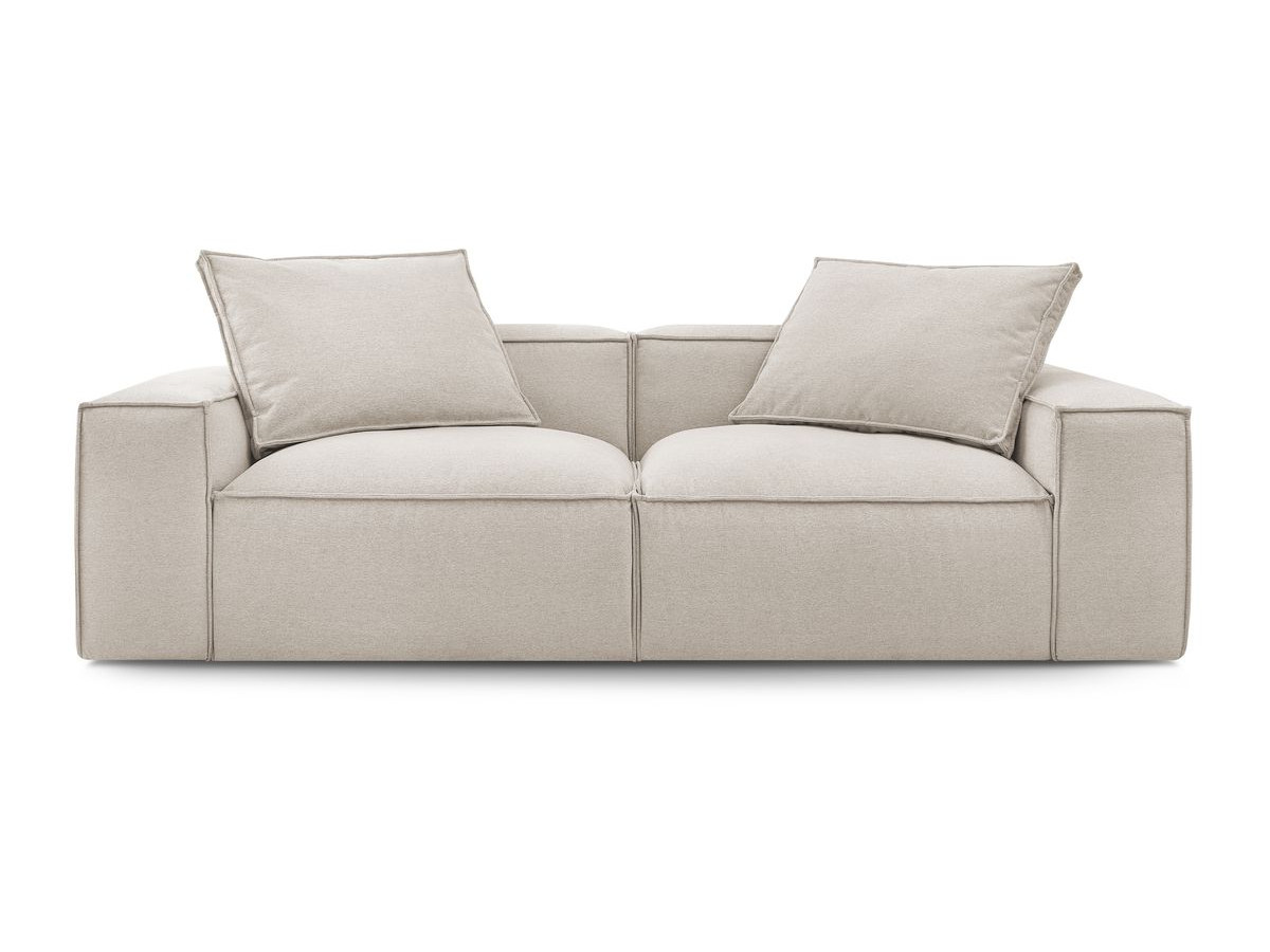 Bobochic Boheme Sofa 3-Sitzer Melange-Stoff Beige
