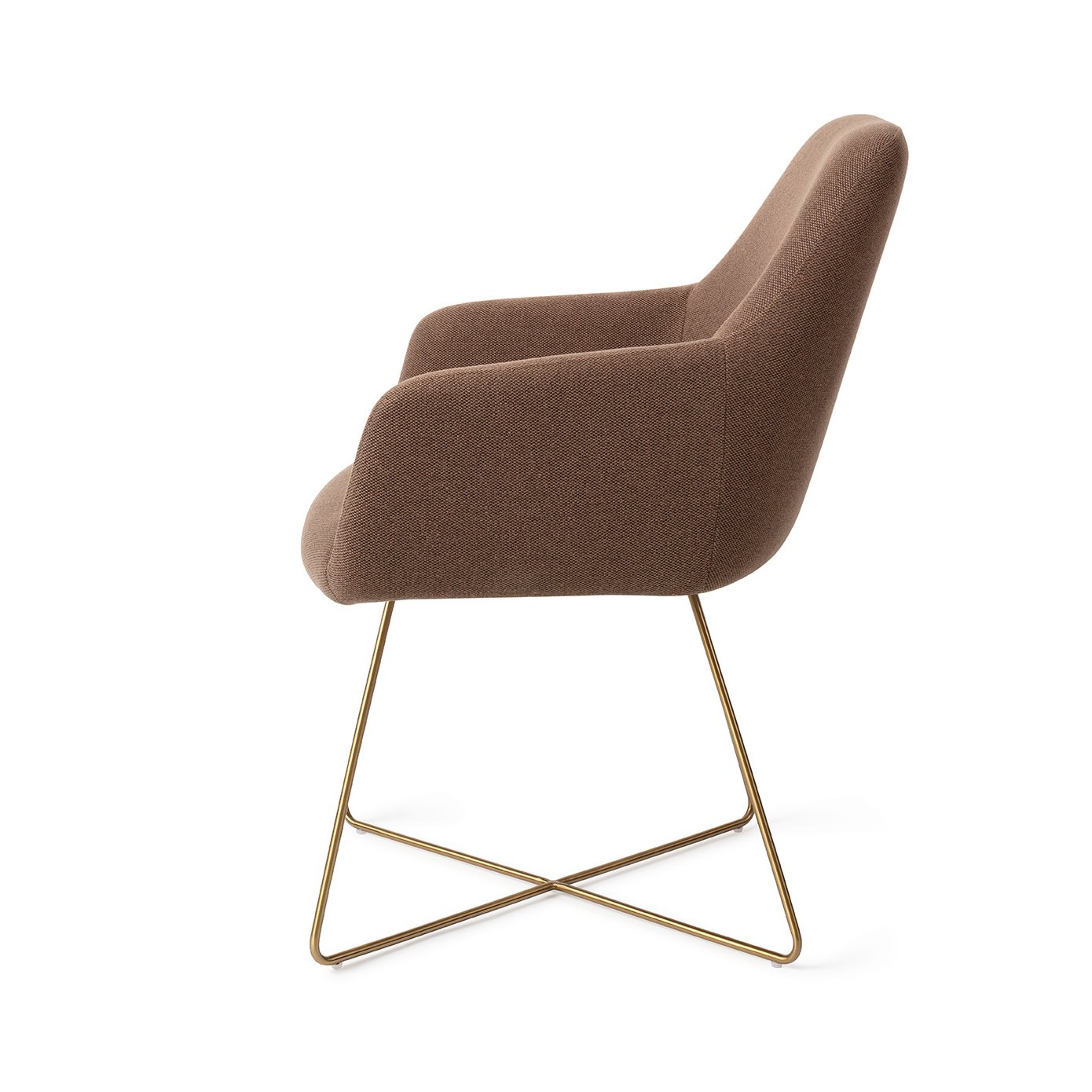Jesper Home Esszimmerstuhl Hiroo Rustic-Rye Cross Gold