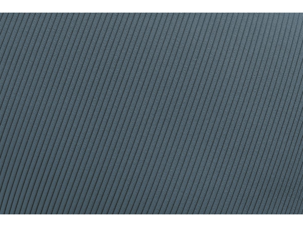 Bobochic Boheme Sofa 3-Sitzer Cordsamt Dunkelblau