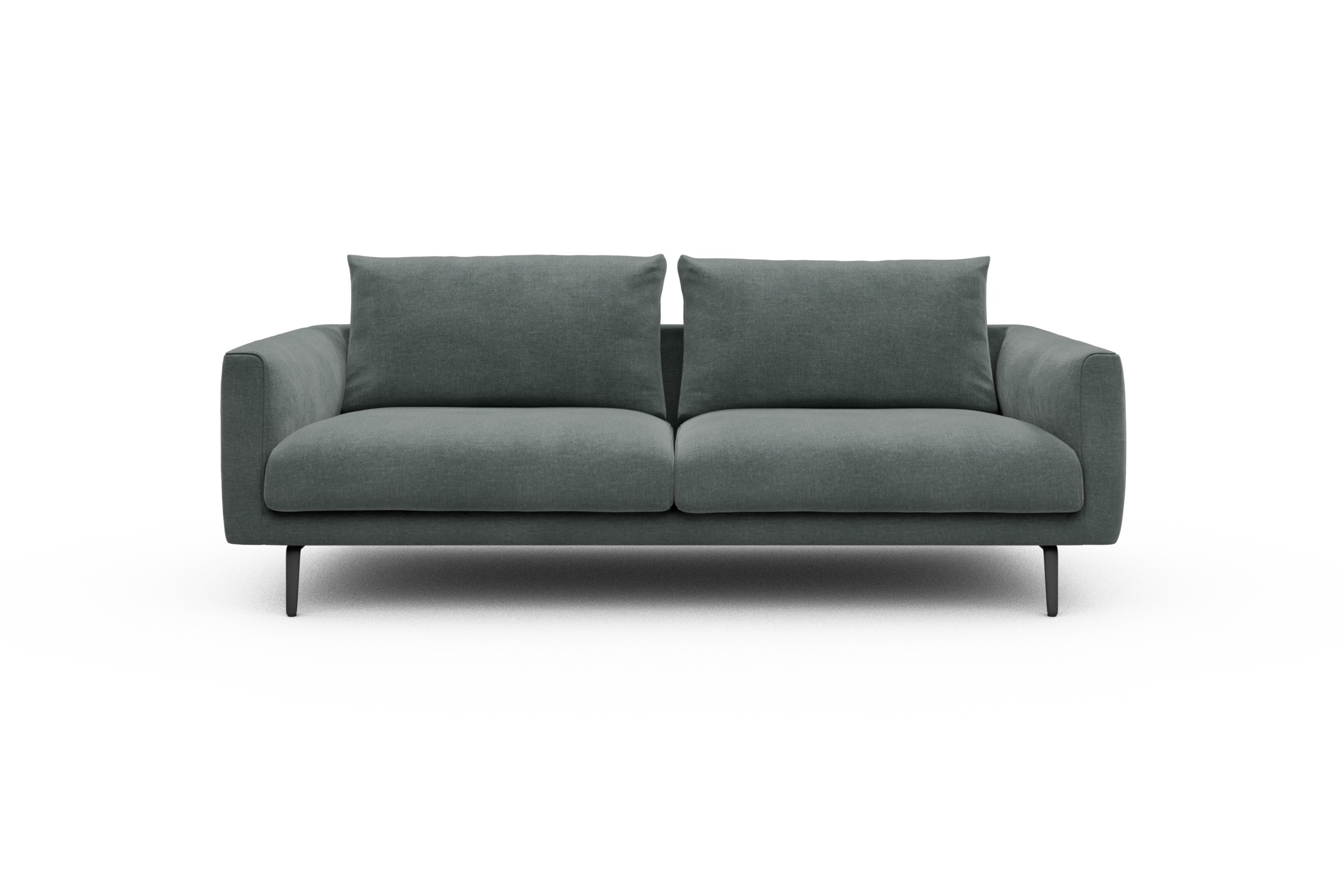 Skandi Home Sofa Karl 3-Sitzer Smooth-Silver-Grey moebelfaktor