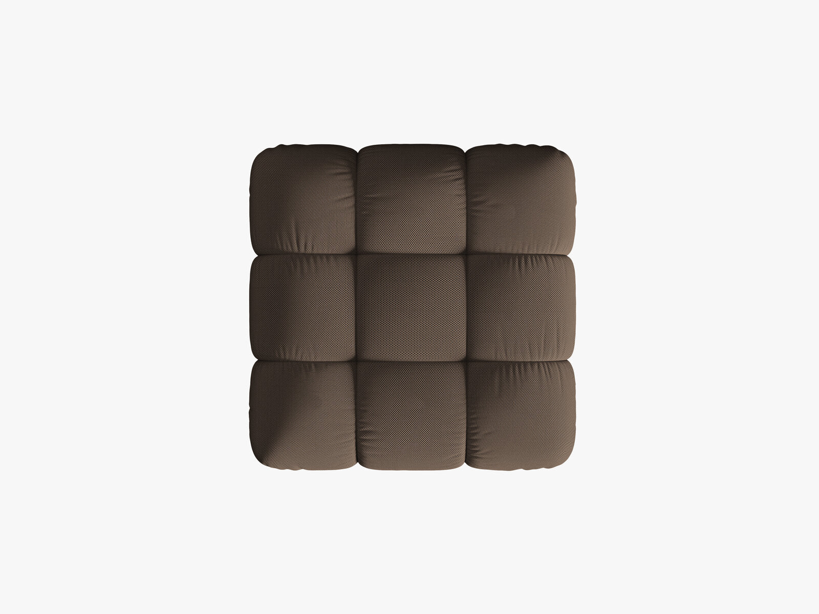 Micadoni Hocker Bellis 3D-Stoff Sonic Braun