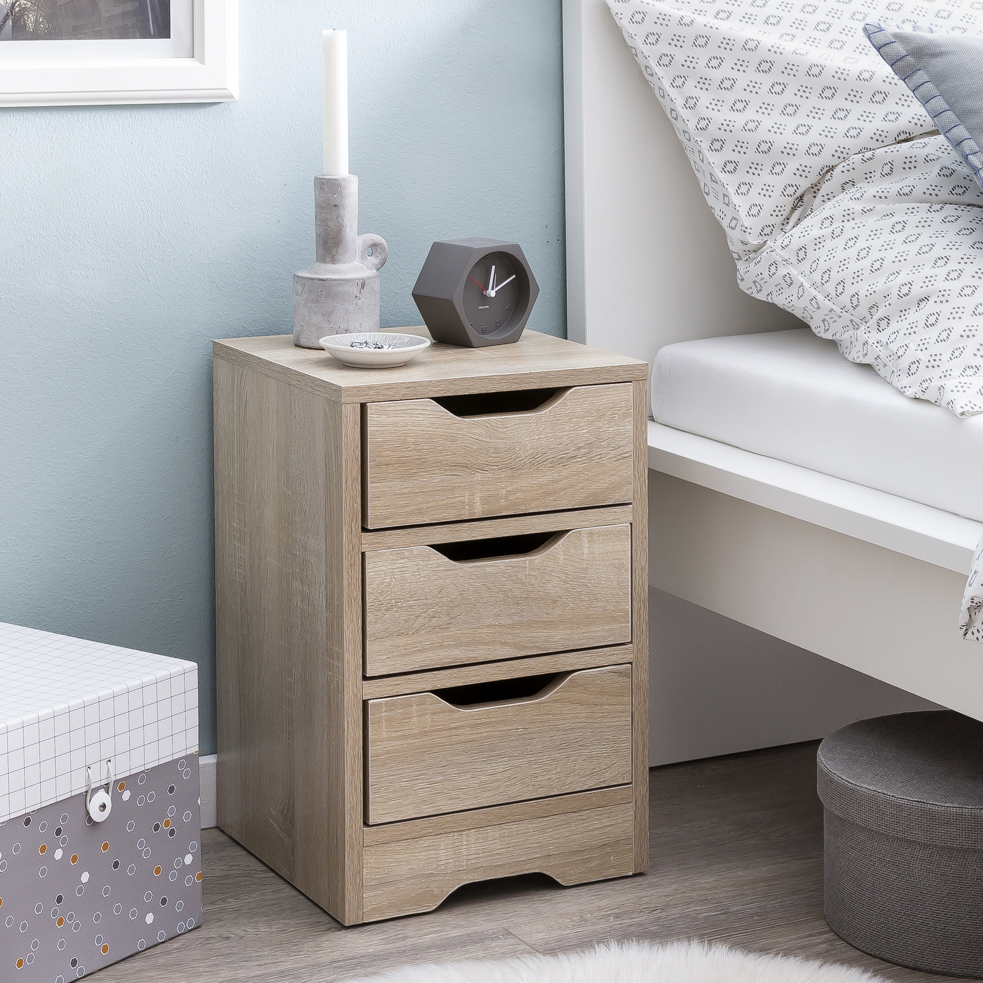 Nachttisch Herning Sonoma 31 × 31 × 49 cm