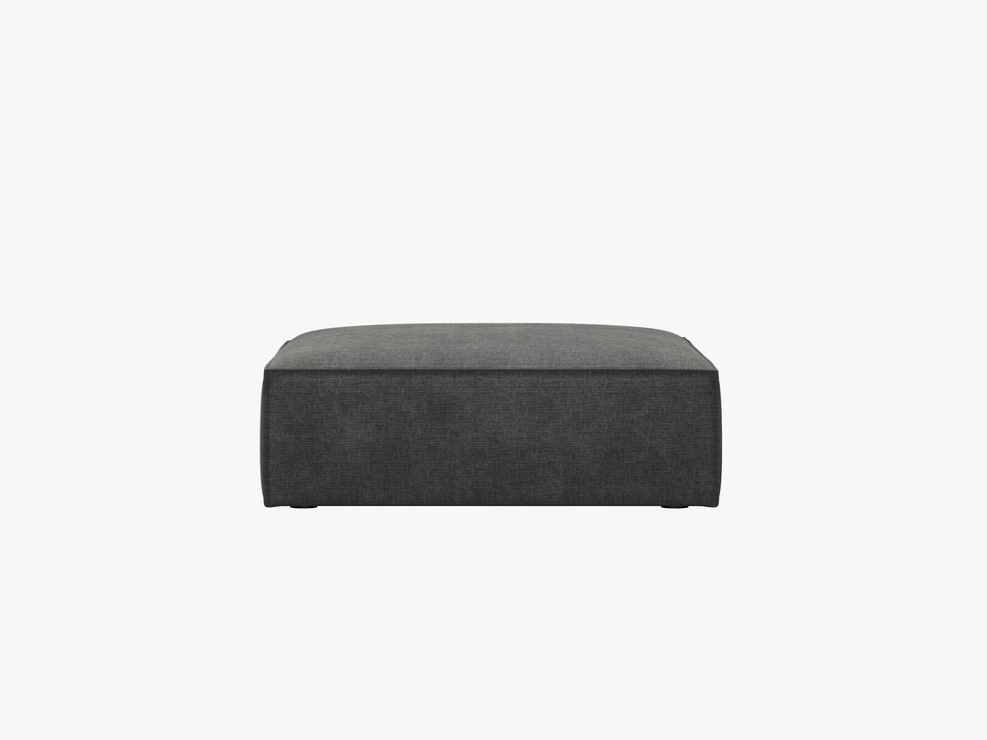 Micadoni Hocker Kaelle 1-Sitzer Chenille Over The Horizon Dunkelgrau