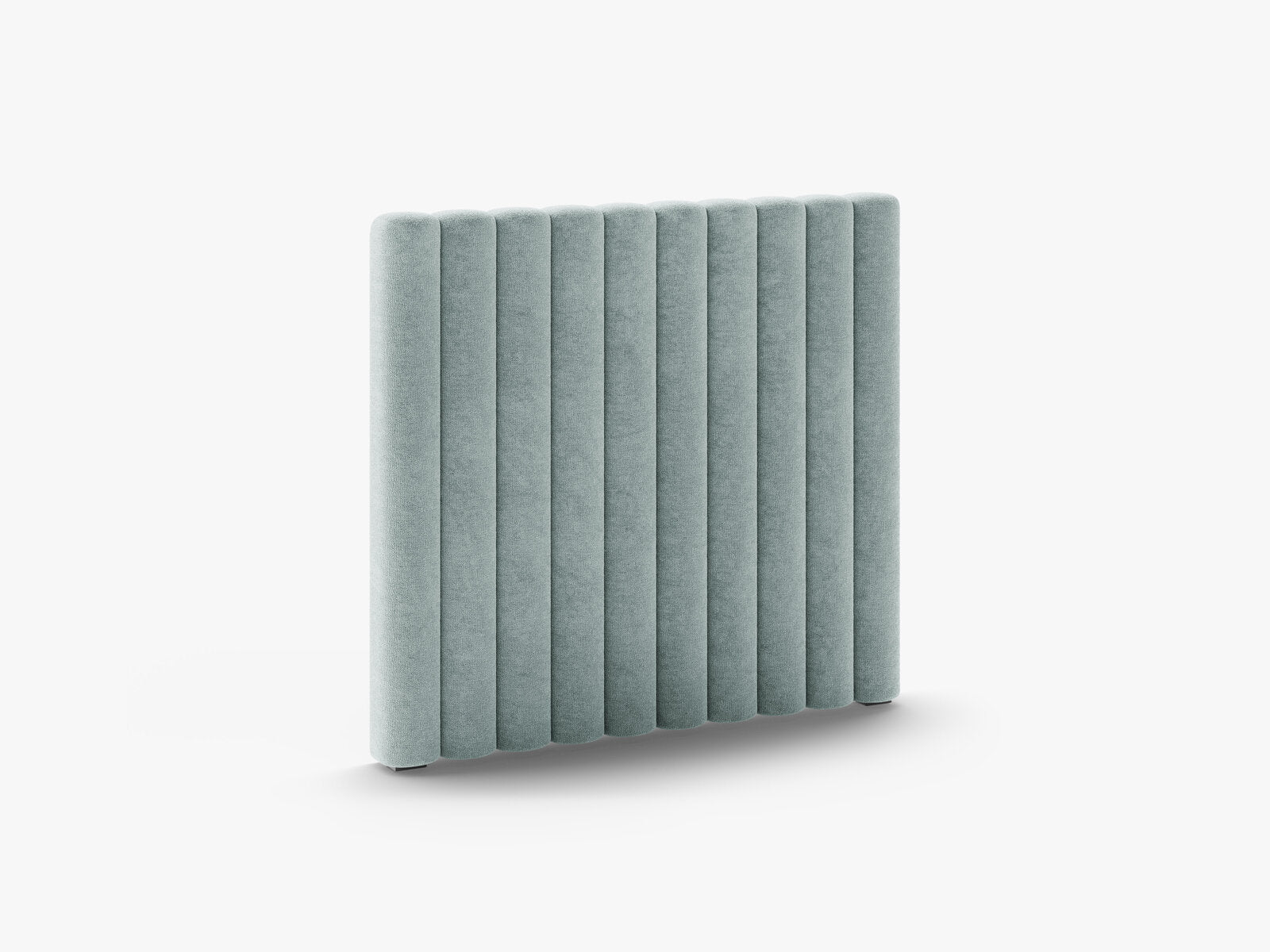 Micadoni Mistero Samtiger Kopfteil 80 cm Chenille Perfect Harmony Hellblau 100x95
