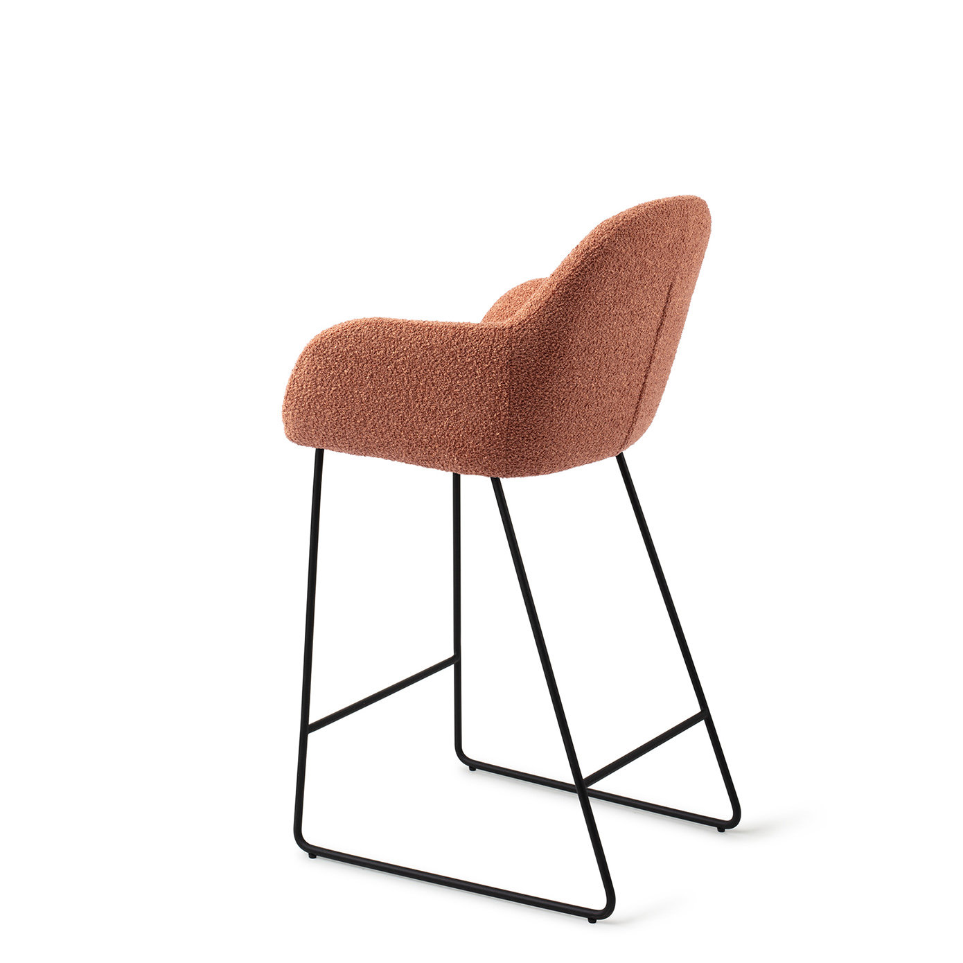 Jesper Home Barhocker Kushi Amber Autumn Slide Schwarz Tresenhöhe 65 cm