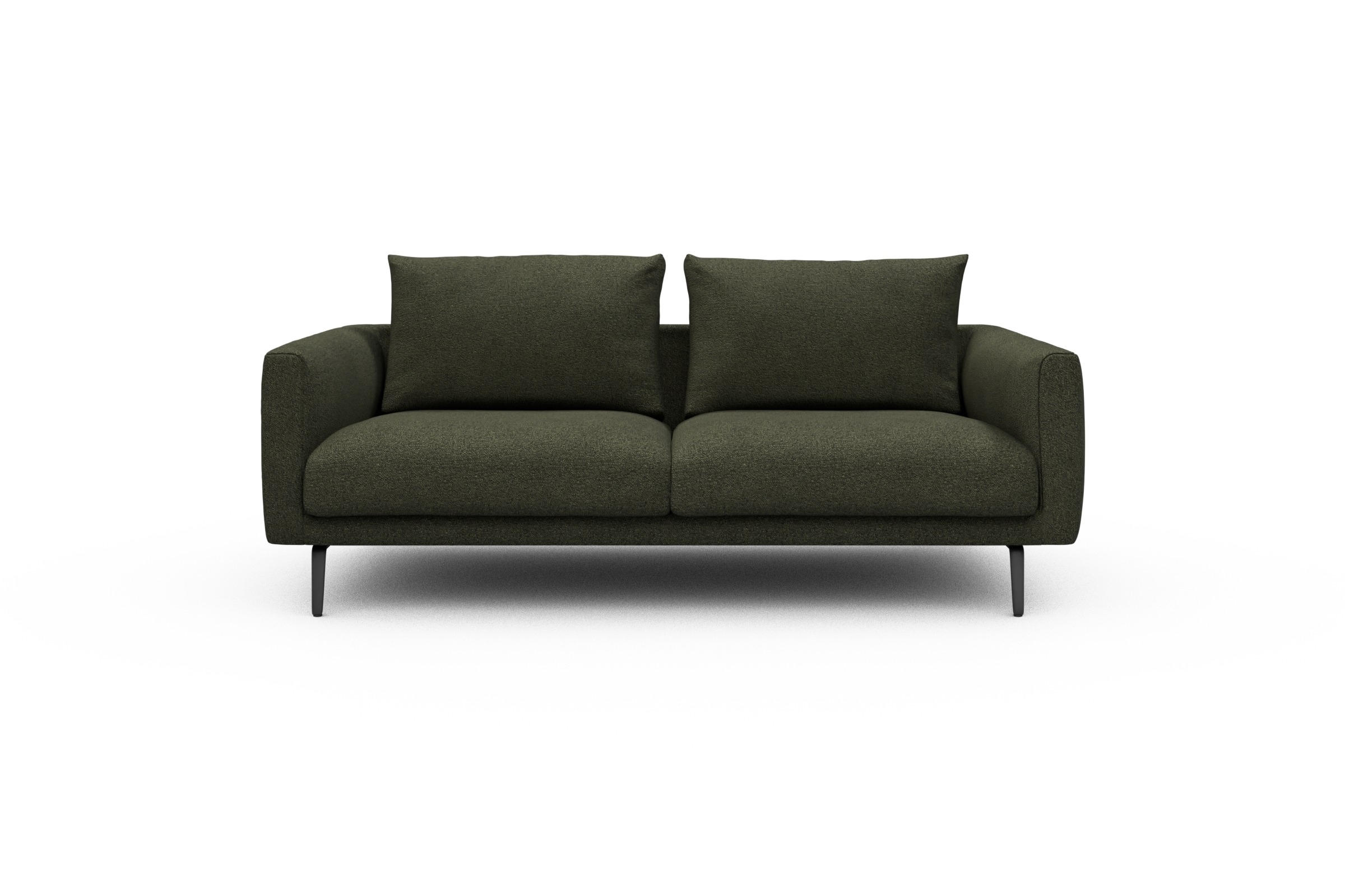 Skandi Home Sofa Karl 2-5-Sitzer Boucle-Forest-Green moebelfaktor