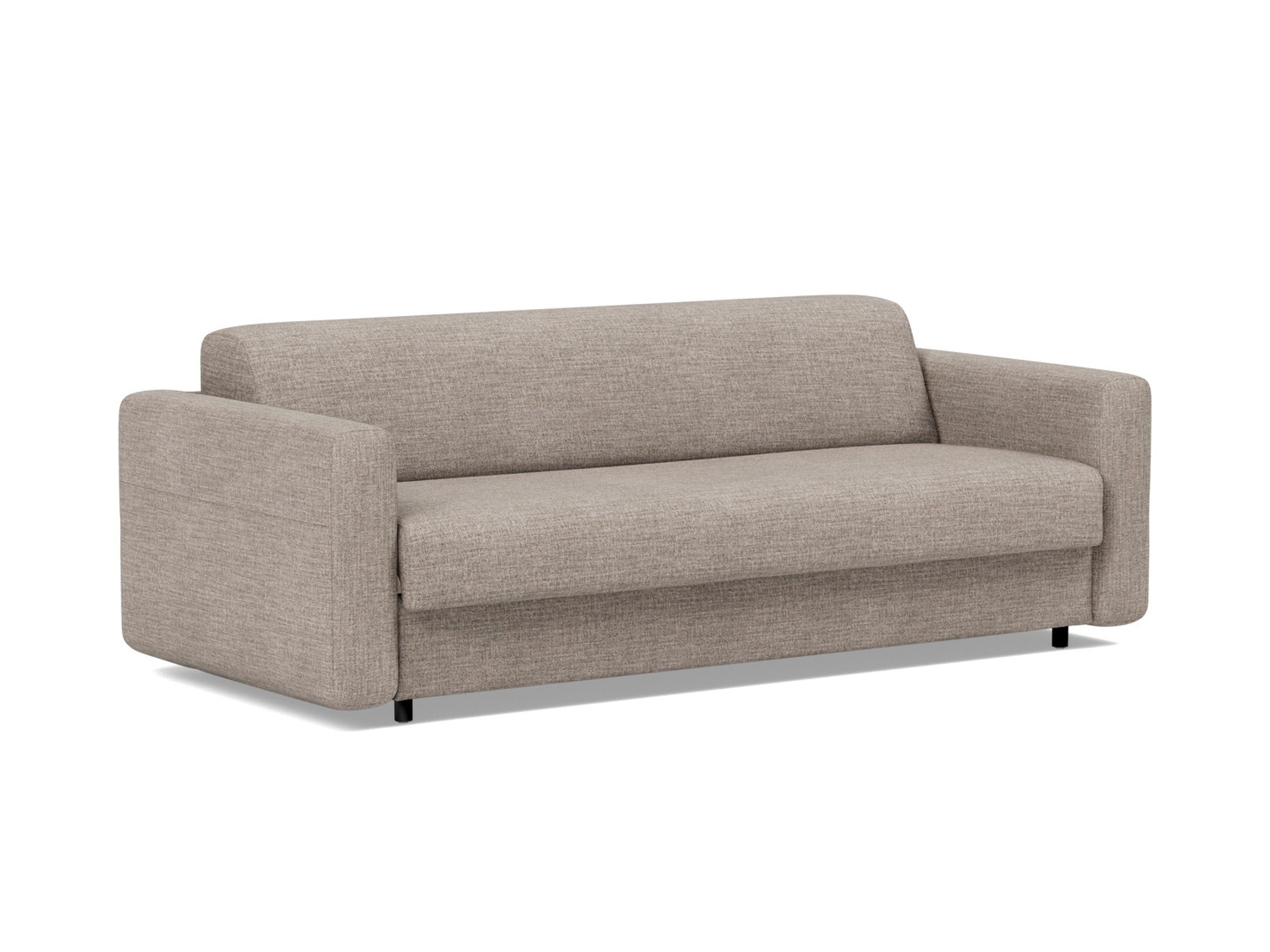Schlafsofa Killian mit Taschenfederkernmatratze 160 Chenille Yuveno 472-Warm-Grey