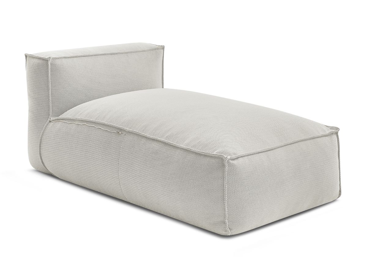 Bobochic Biarritz Méridienne-Modul Melange-Stoff Beige