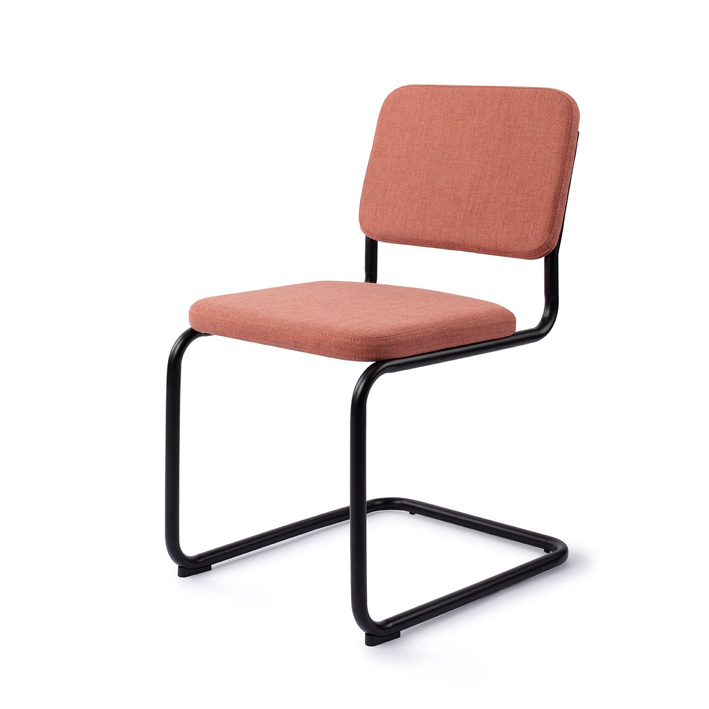 Jesper Home Esszimmerstuhl Mugi Coral-Kiss Gestell Schwarz