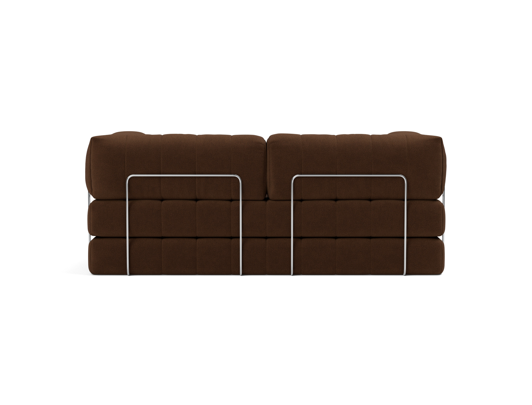 Schlafsofa CozyPad mit Armlehnen Strukturierter Stoff Taura 359-Cappuccino
