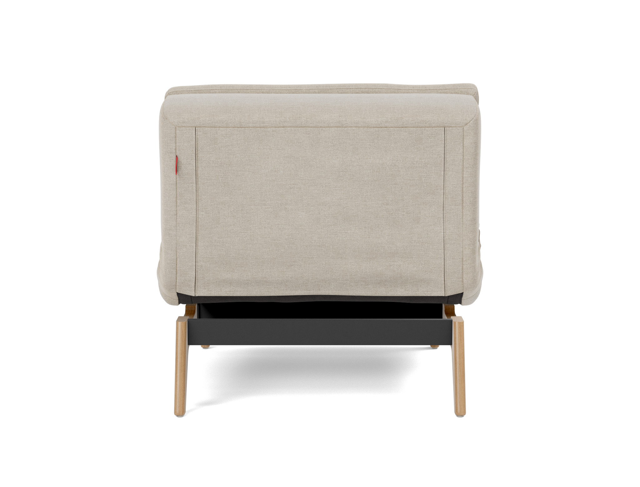 Sessel Dublexo Flachgewebe Phobos 586-Latte Beine Eiche