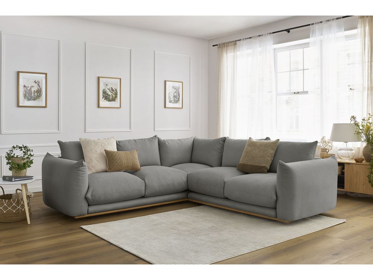 Bobochic Ernest Ecksofa Stoff Dunkelgrau