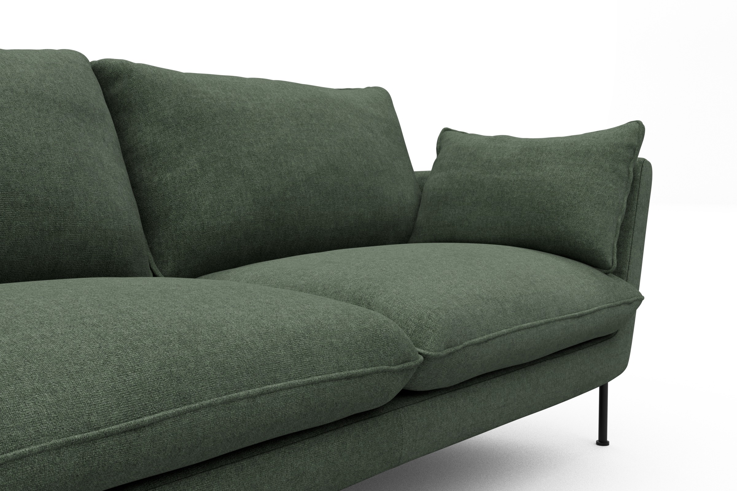 Sofa Anton 3-Sitzer Casone-Forest-Green