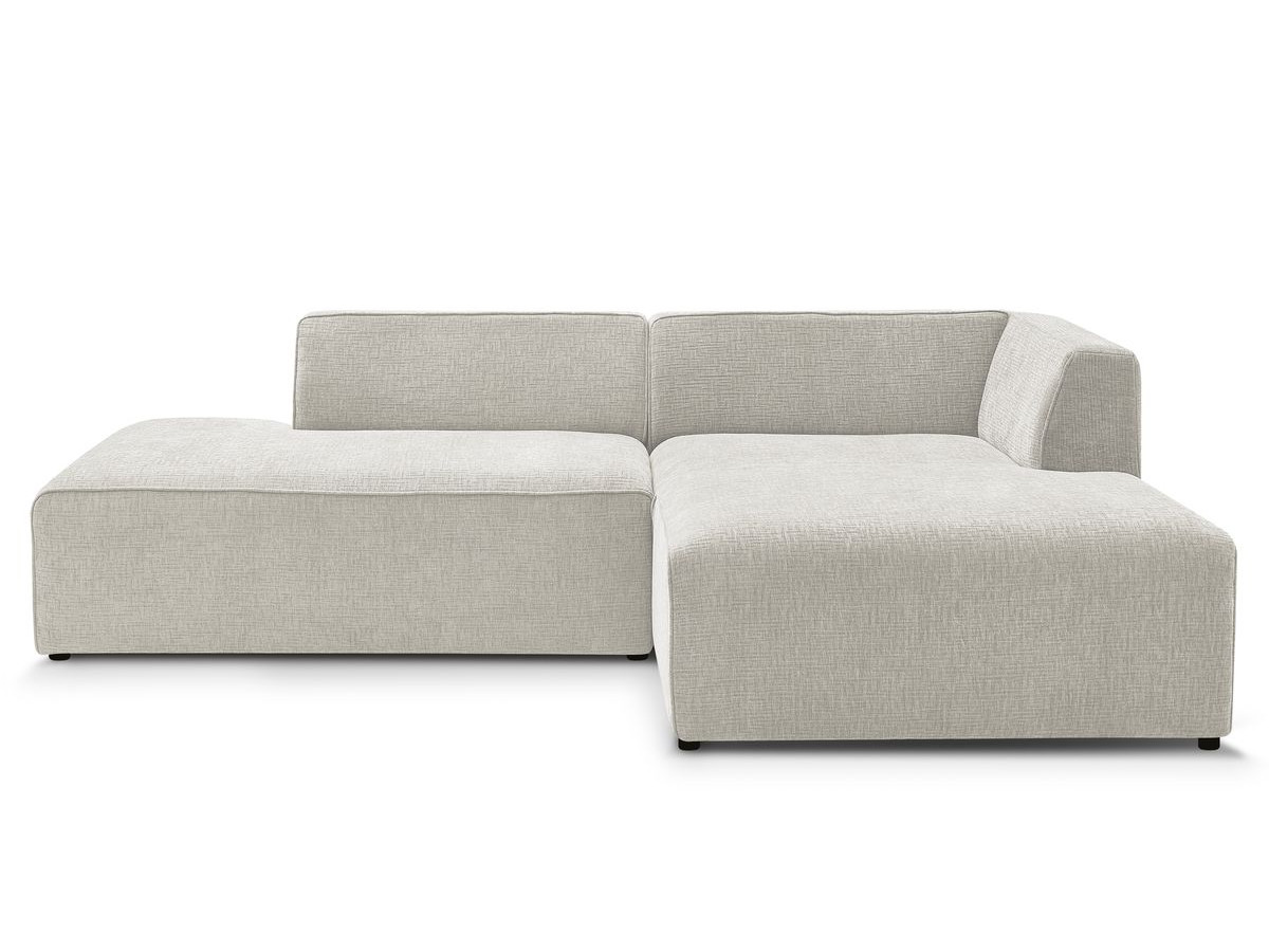 Bobochic Megeve Ecksofa Strukturstoff Beige Ecke rechts