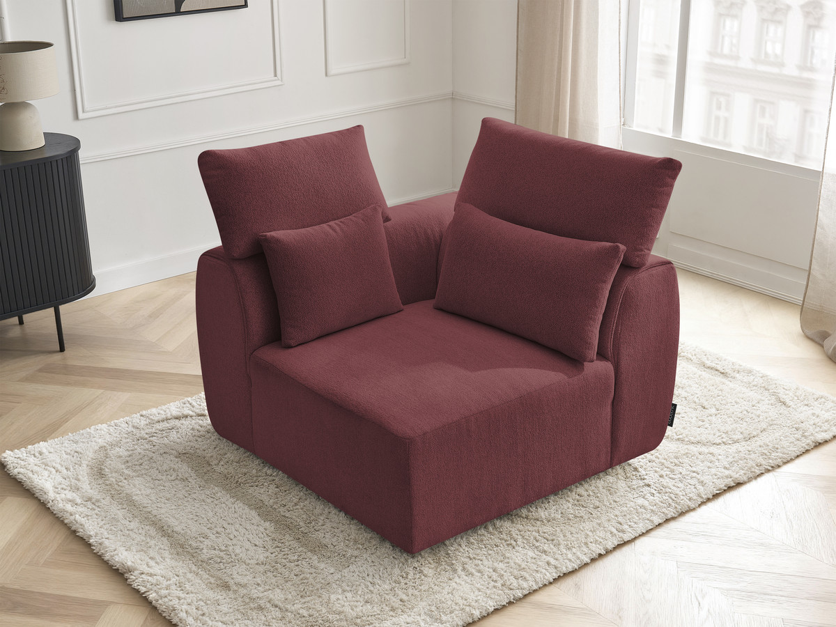 Bobochic Jana Eckmodul Melange-Stoff Rot