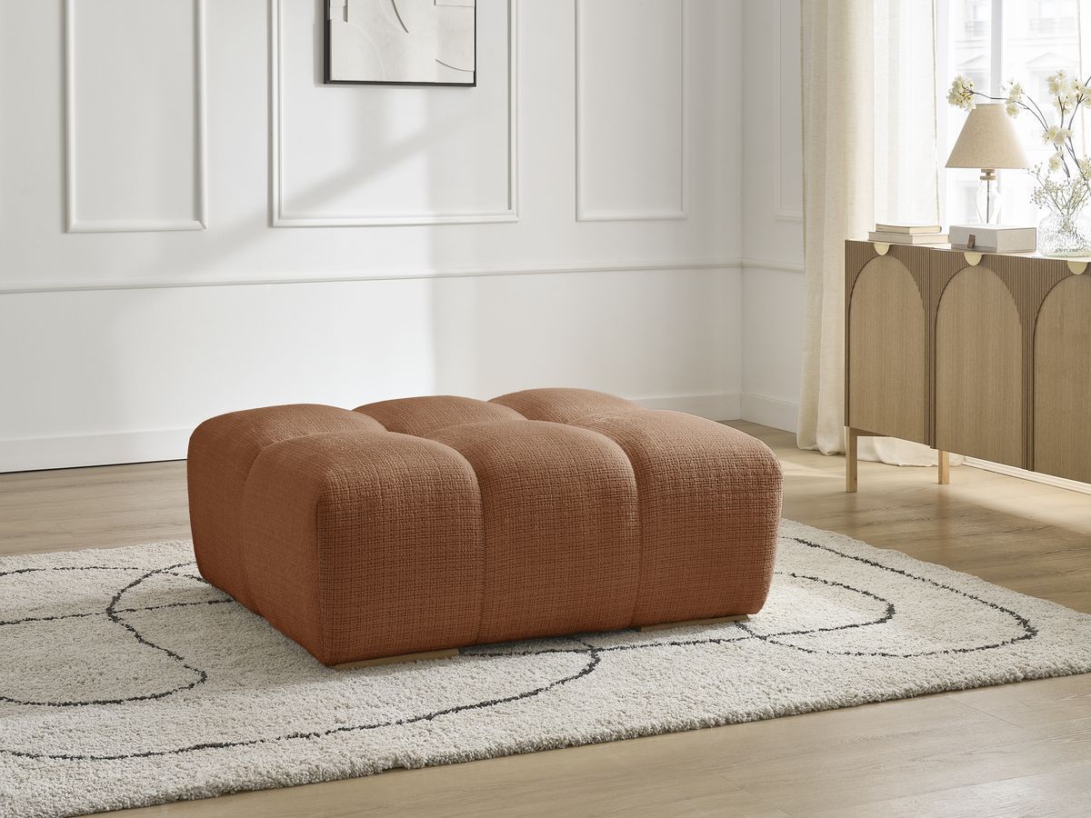 Bobochic Anakin Pouf Strukturstoff Orange