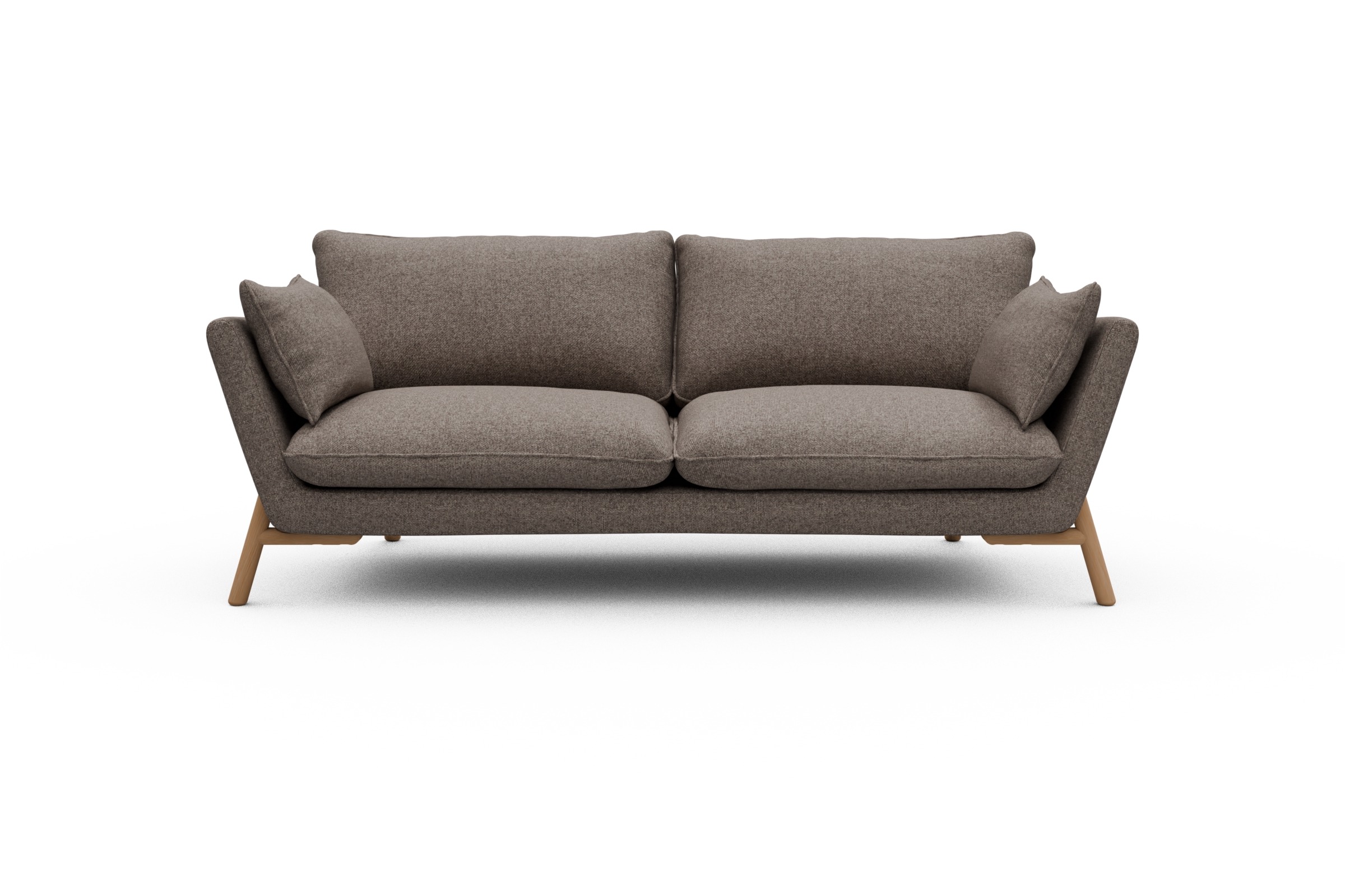 Skandi Home Sofa Emil 3-Sitzer Beinfarbe Eiche Natur Sama-Stone moebelfaktor