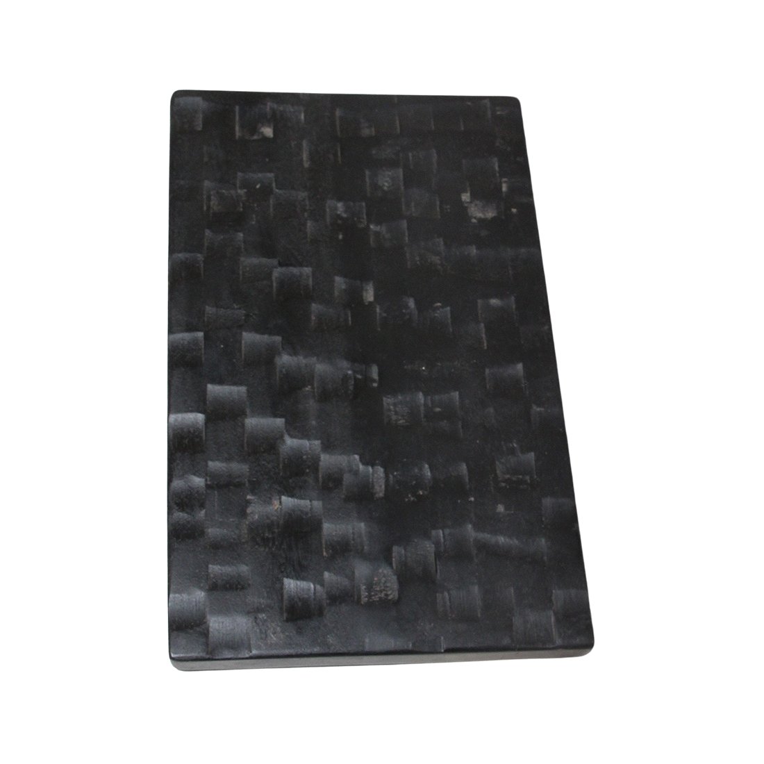 Raw Materials Beistelltisch/Hocker aus Mangoholz schwarz 40x25x20cm