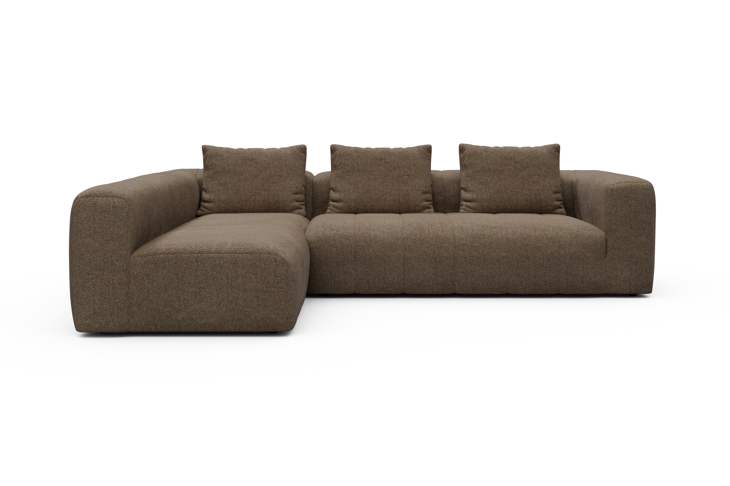 Hugo 2x 2,5-Sitzer Armlehne rechts Aivi-Khaki-Brown moebelfaktor