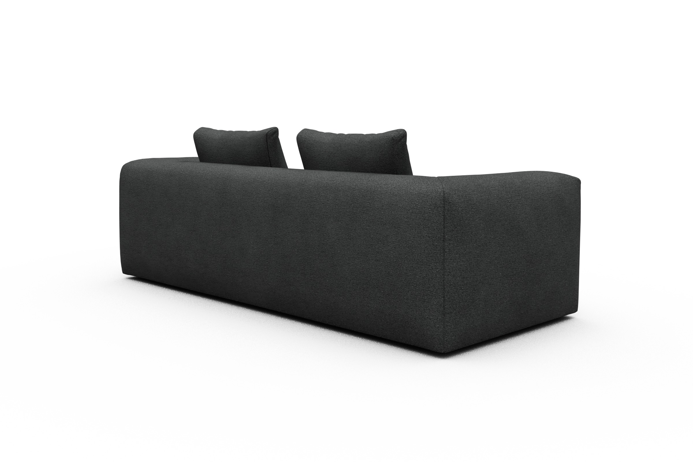 Sofa Fred 3-Sitzer Boucle-Charcoal