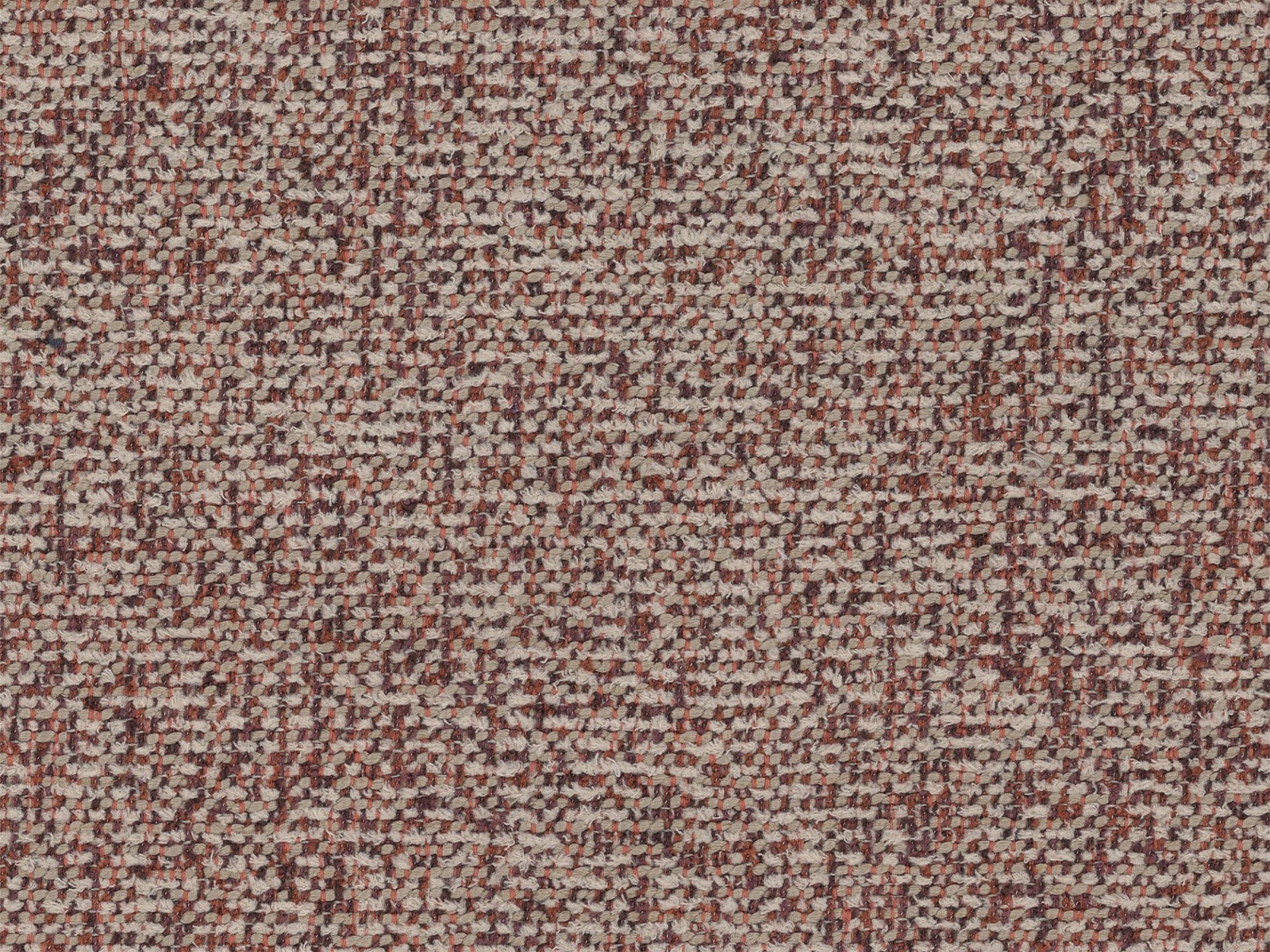 Micadoni Ecksofa Eden 3-Sitzer Links Strukturierter Stoff Rosa Melange