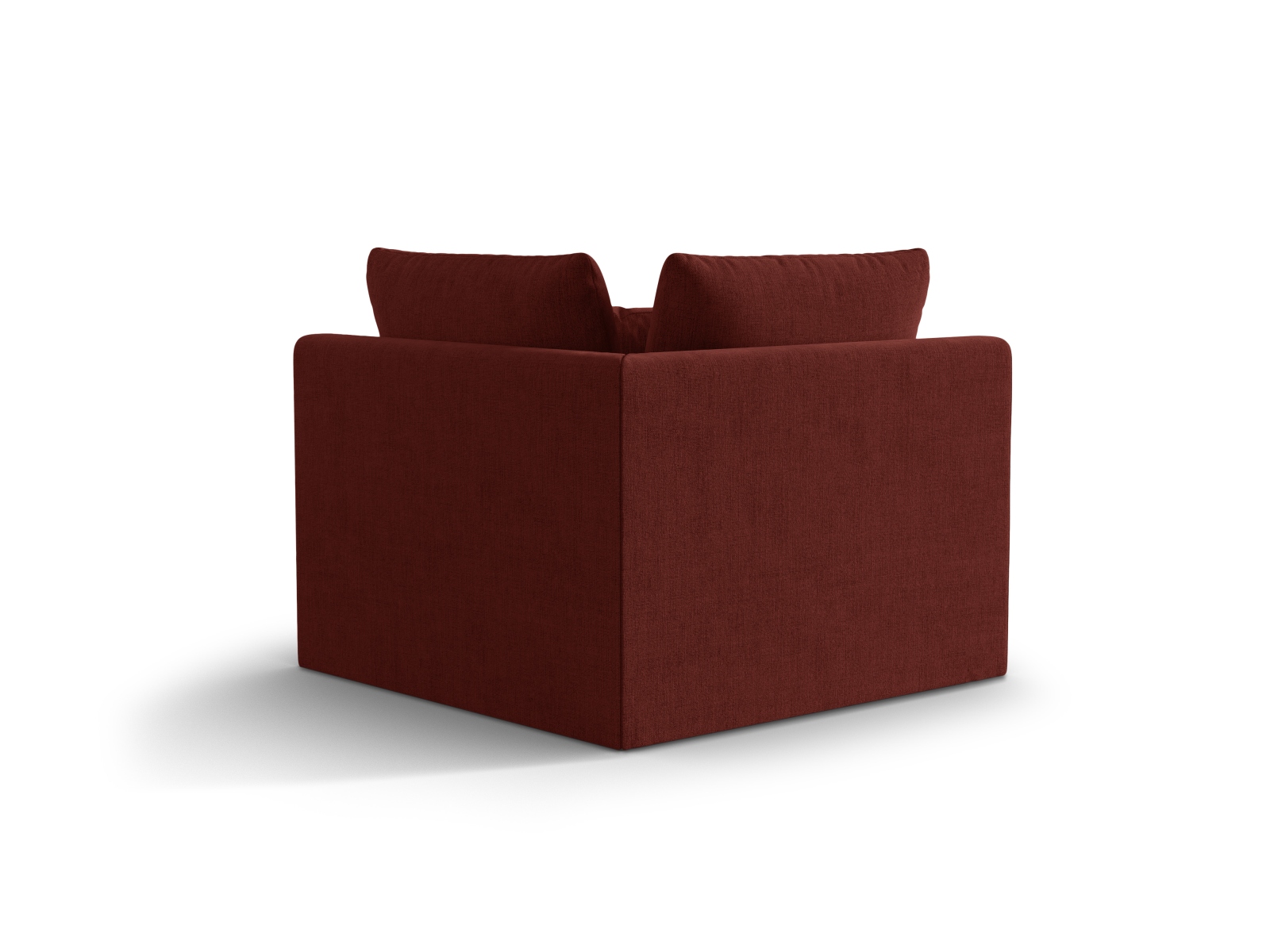 Micadoni Symmetrisches Eckmodul Bloom Strukturierter Stoff City Rot