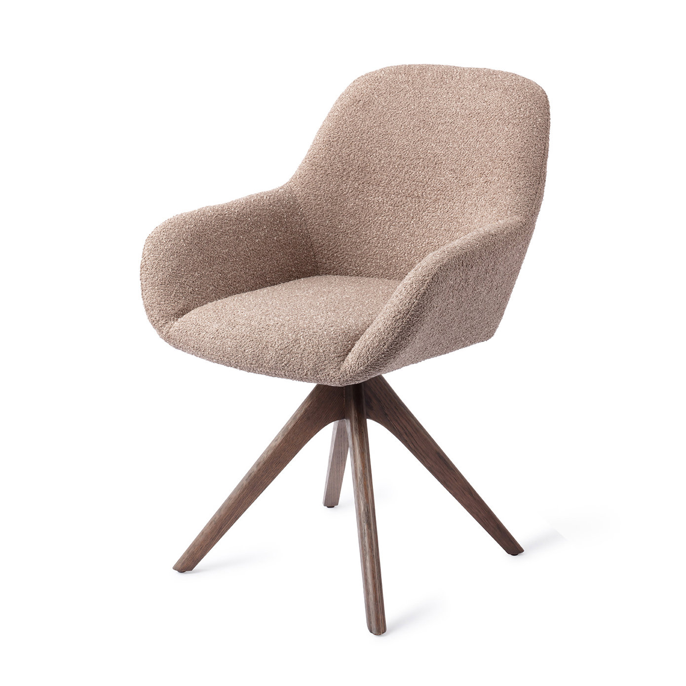 Jesper Home Esszimmerstuhl Kushi Stone Haze Revolve Eiche Walnuss