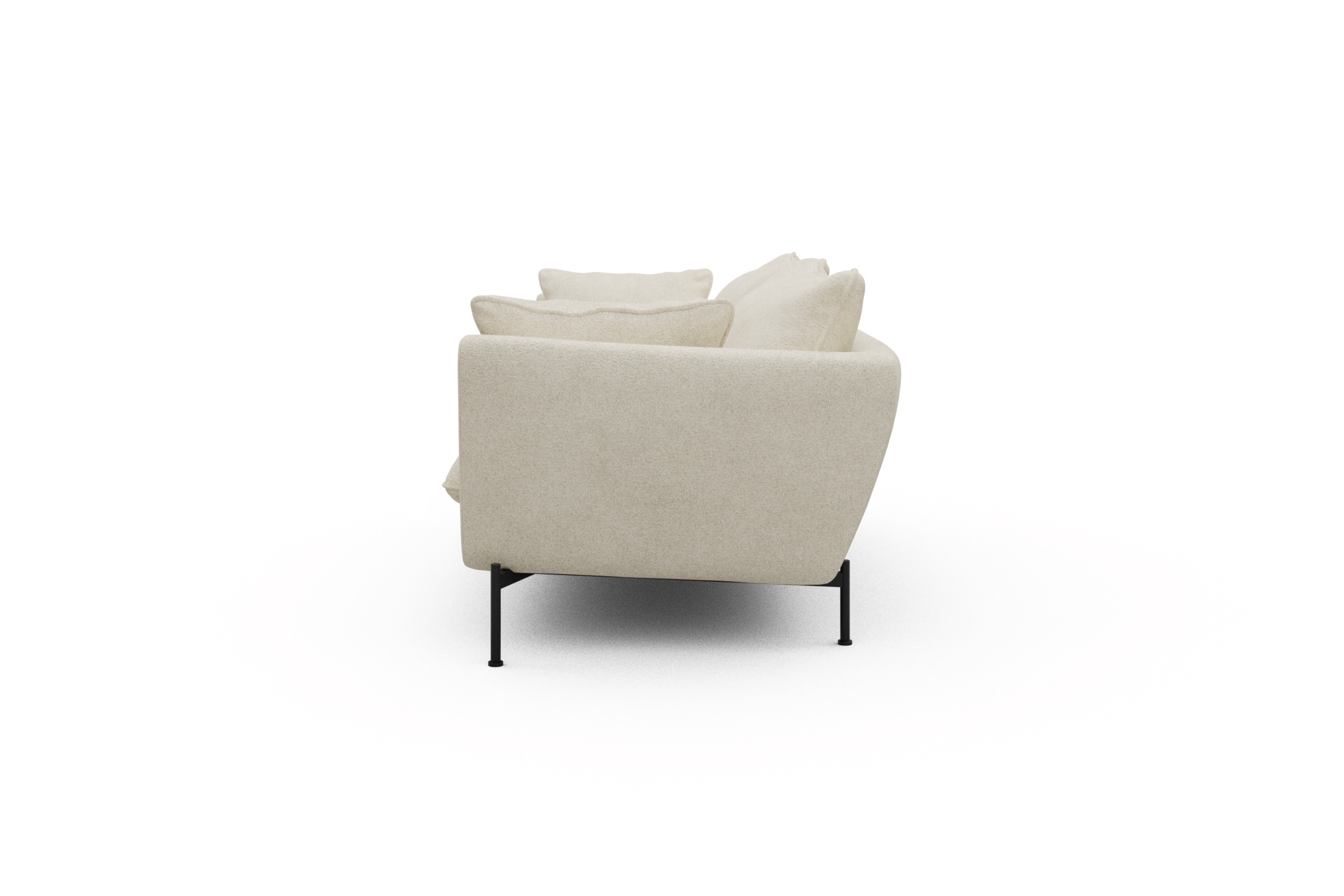 Sofa Anton PREMIUM 2-Sitzer Boucle-Off-White