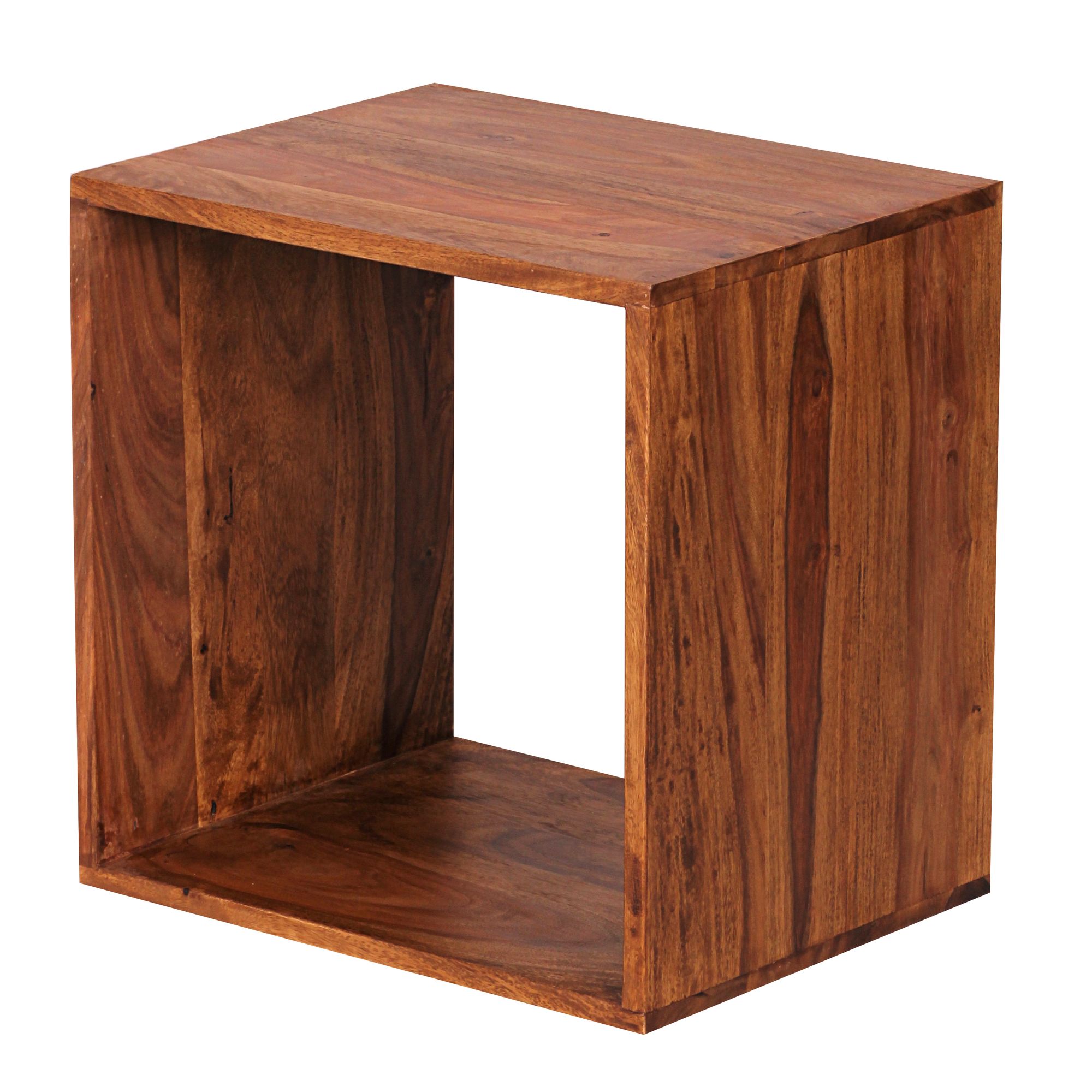 Standregal Aalvik Massivholz Dunkelbraun 43,5 × 33 × 43,5 cm