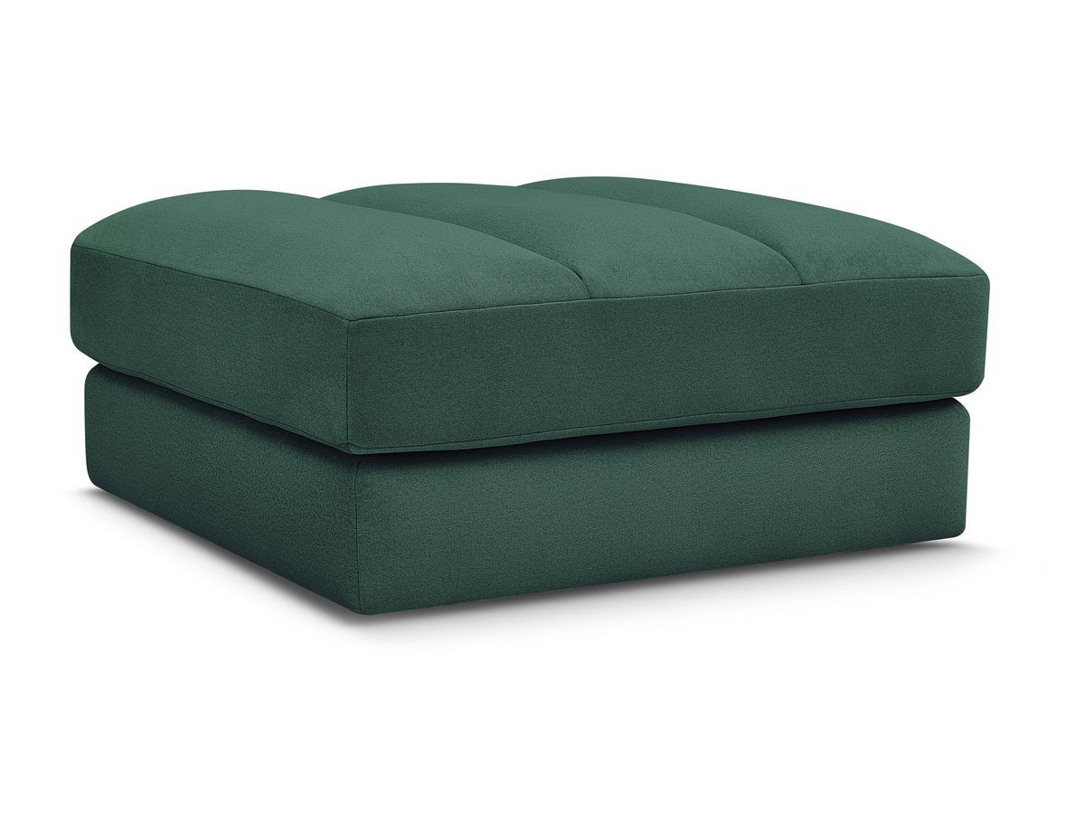 Bobochic Sierra Pouf Samt Dunkelgrün