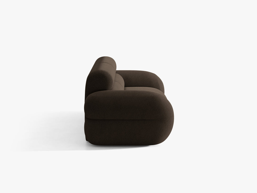 Micadoni Neo Sofa 3-Sitzer Boucle Baloo Braun