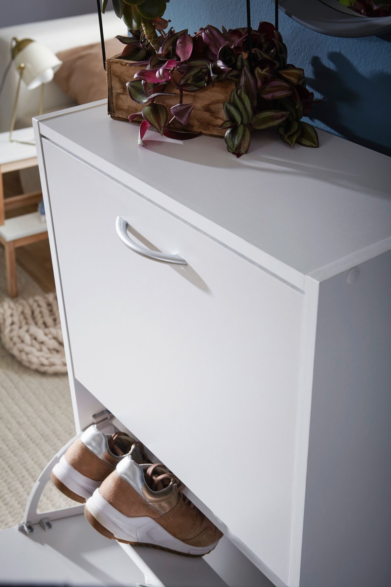 Schuhschrank Osteroy Weiß 50 × 24 × 125 cm