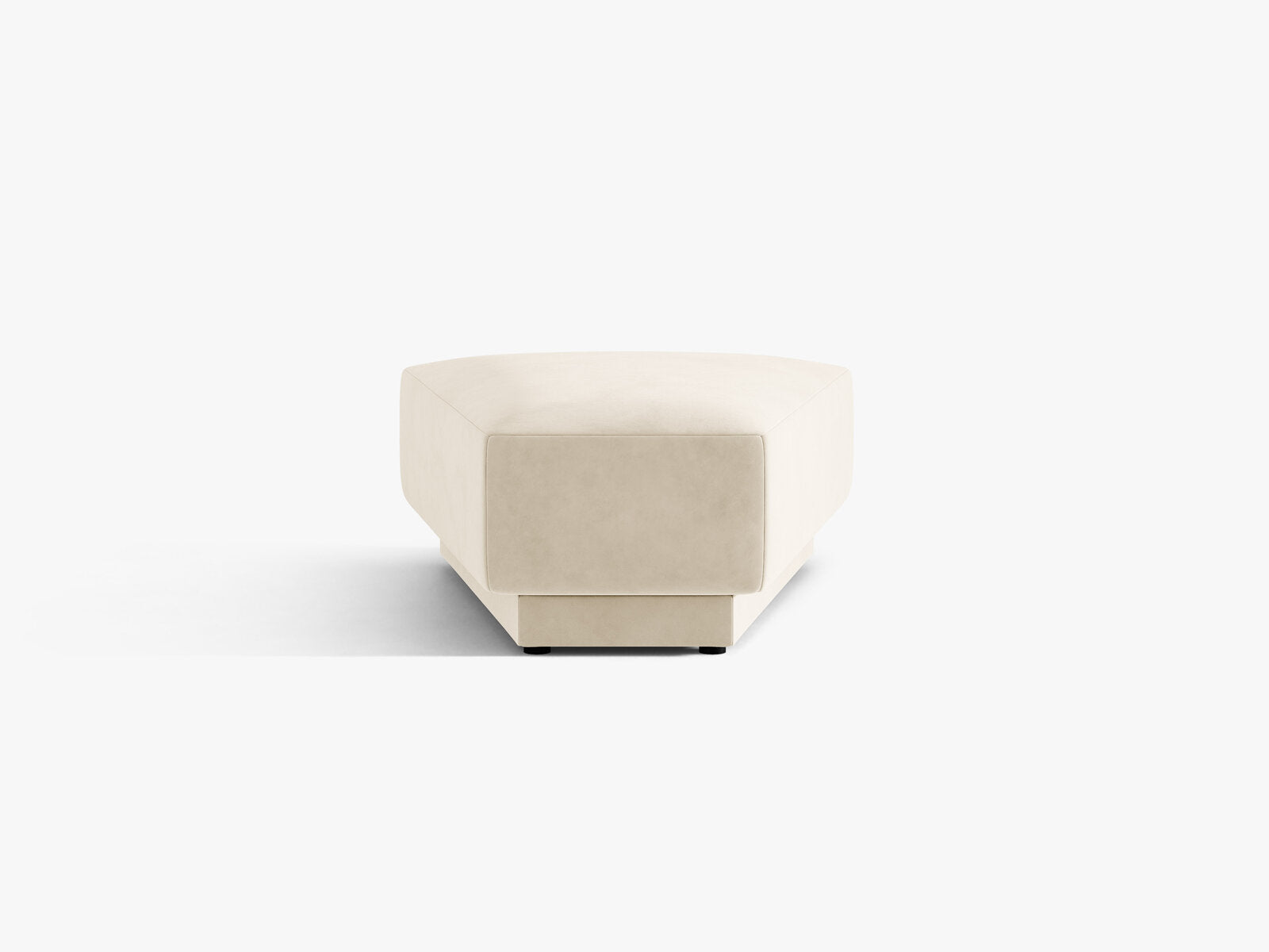 Micadoni Hocker Miley Samt Venus Helles Beige