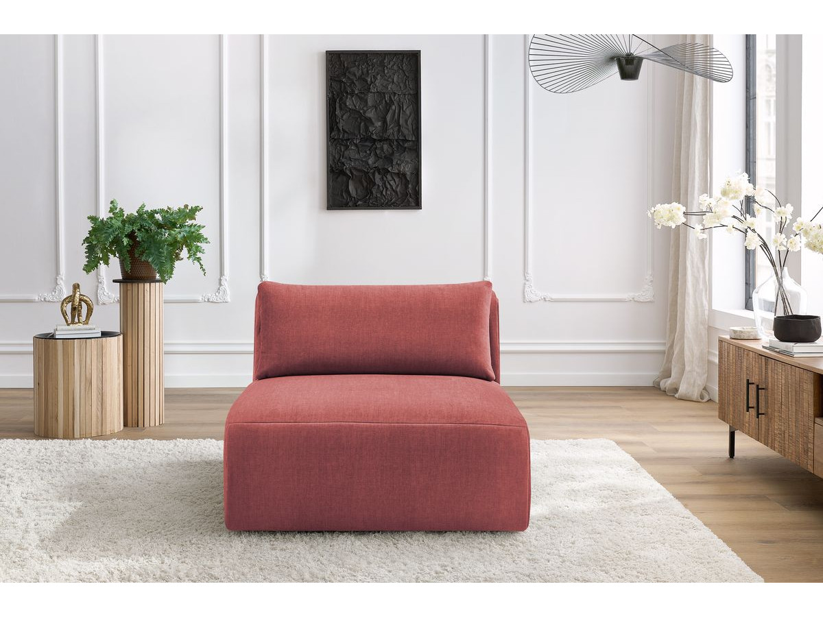 Bobochic Jeanne Sofamodul 1-Sitzer Samt Orange