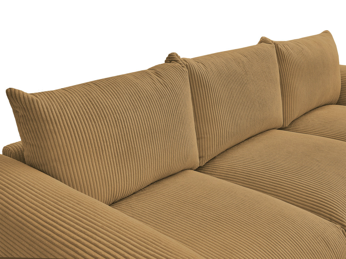 Bobochic Ernest Sofa 3-Sitzer 266 × 106 cm Cordsamt Gelb