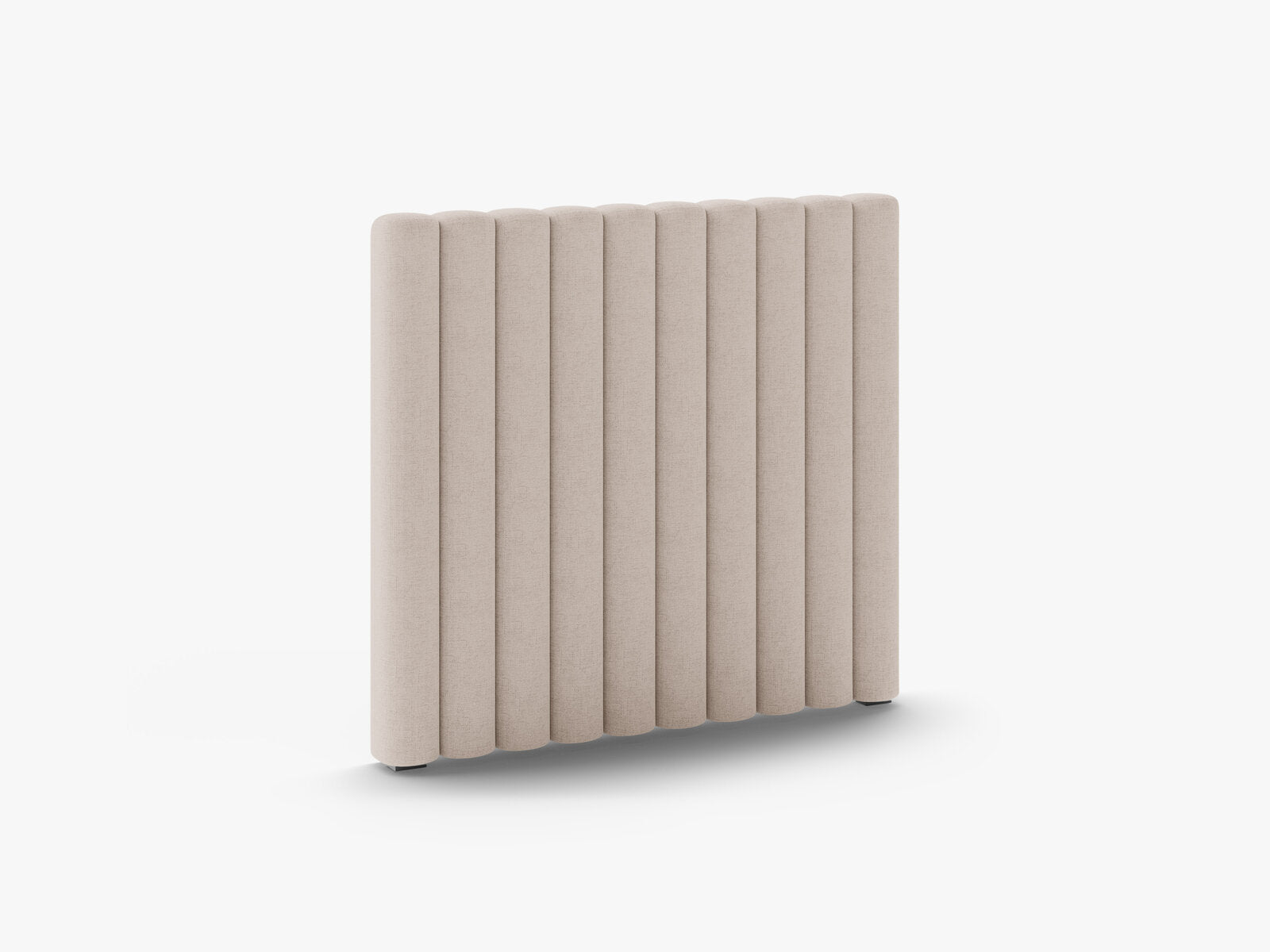 Micadoni Mistero Samtiger Kopfteil 80 cm Strukturierter Stoff Moly Cappuccino 100x95