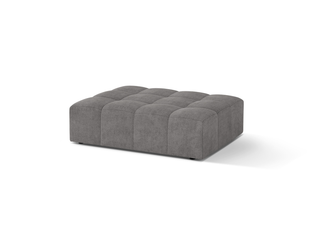 Cosmopolitan Design Pouf Chicago Chenille Eden Hellgrau